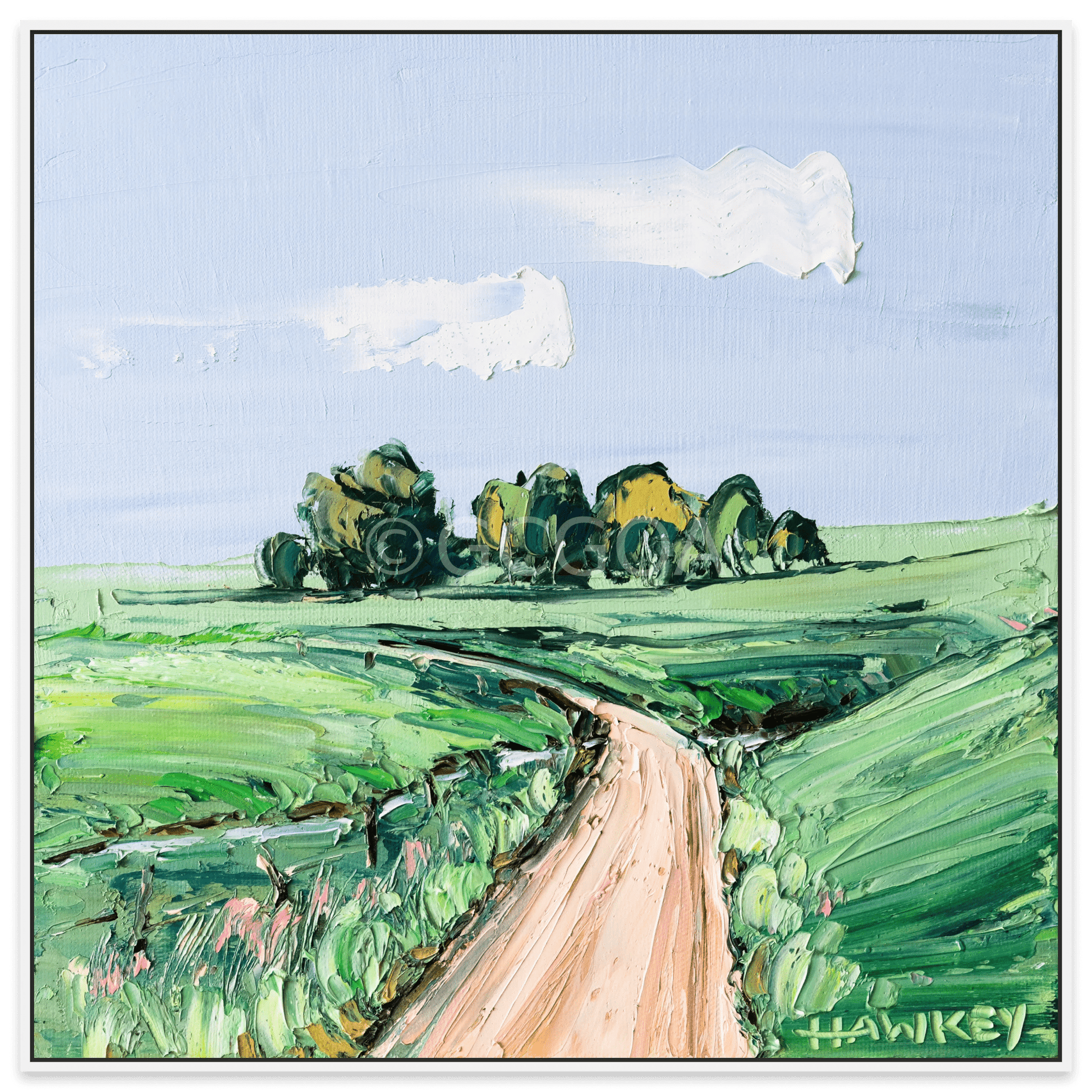 Shallow Creek - Fine Art Print - Gold Coast Gallery Of ArtAngela Hawkey