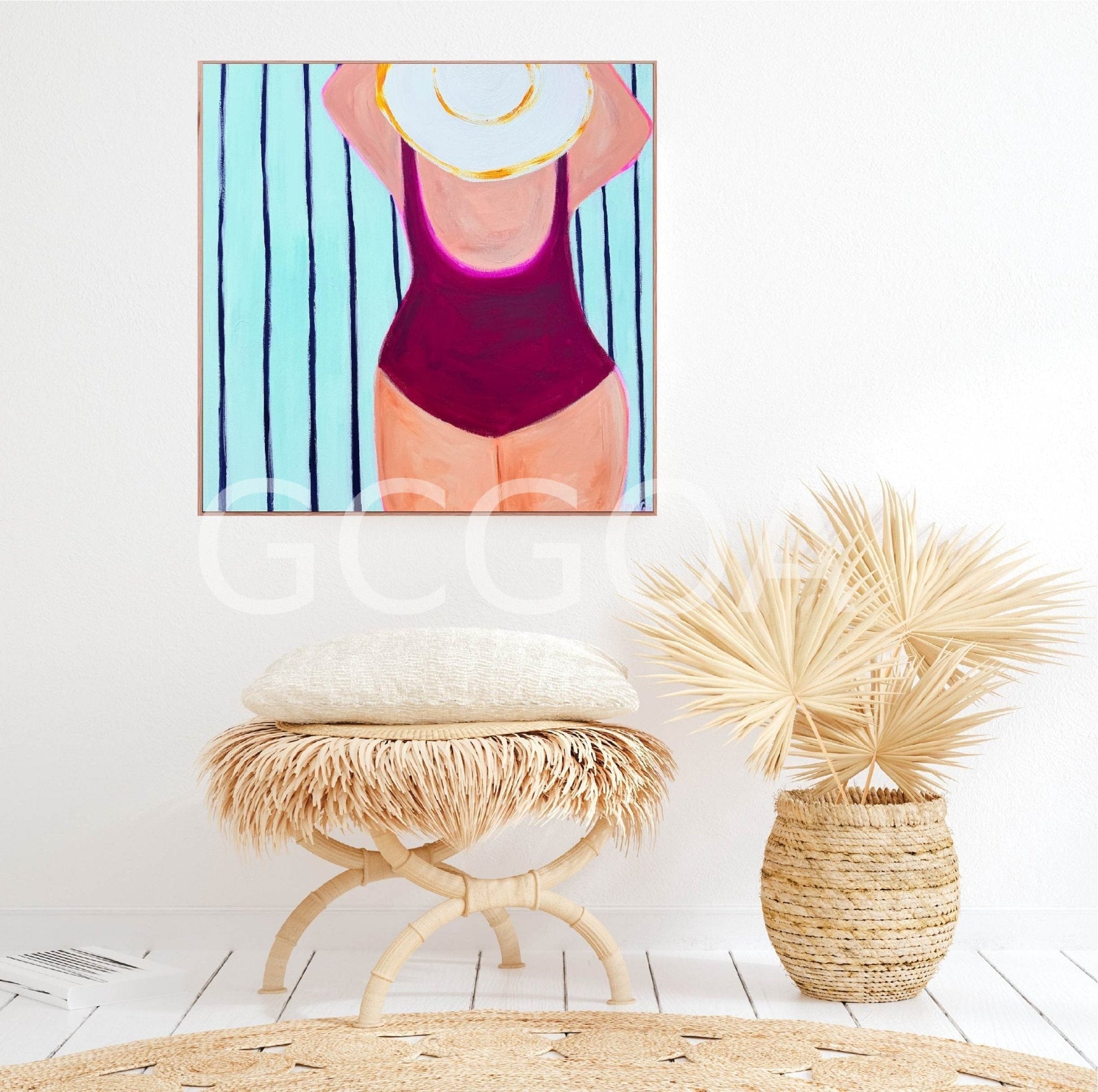 Shelly Beach Bather - Gold Coast Gallery Of ArtMaggi Mcdonald