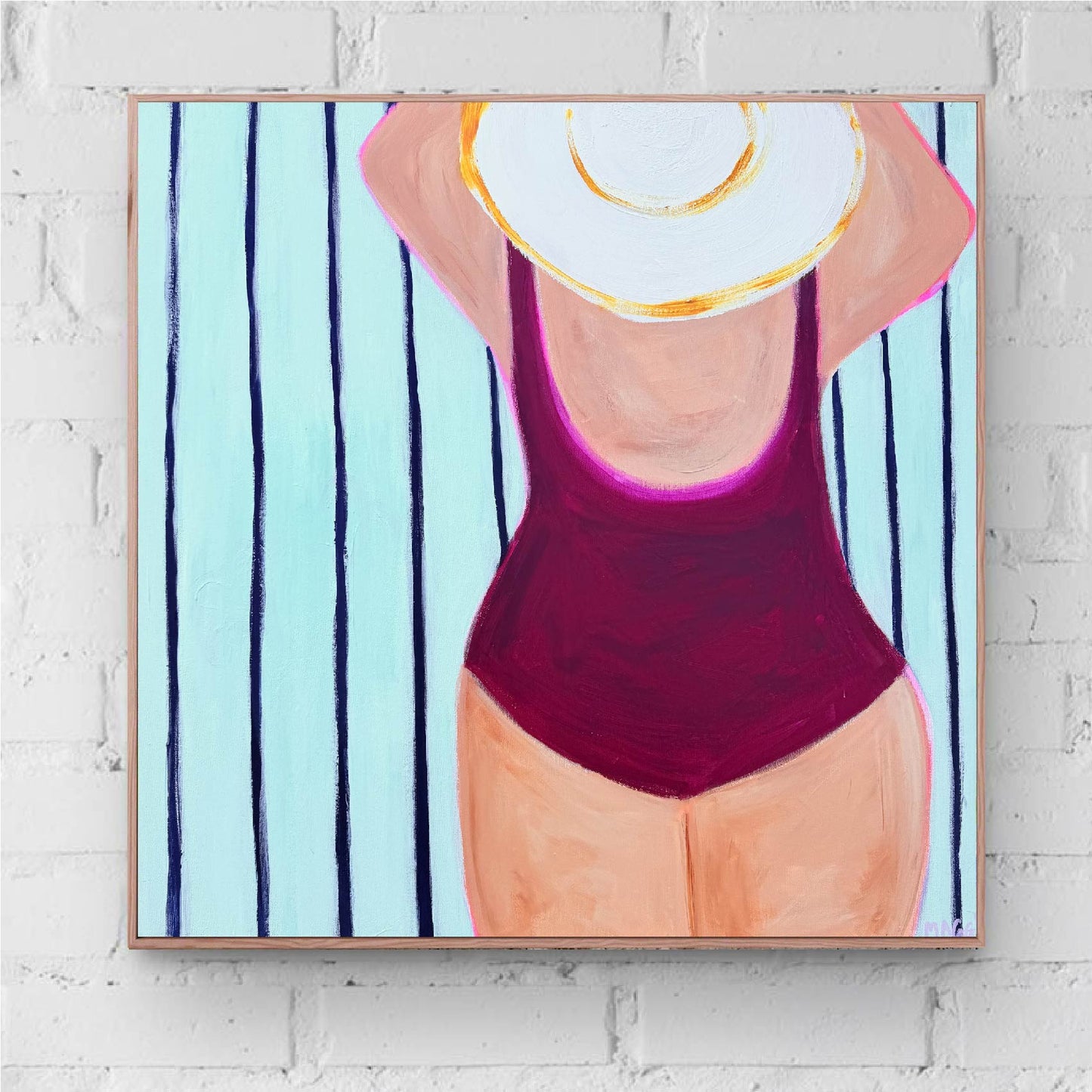 Shelly Beach Bather - Gold Coast Gallery Of ArtMaggi Mcdonald