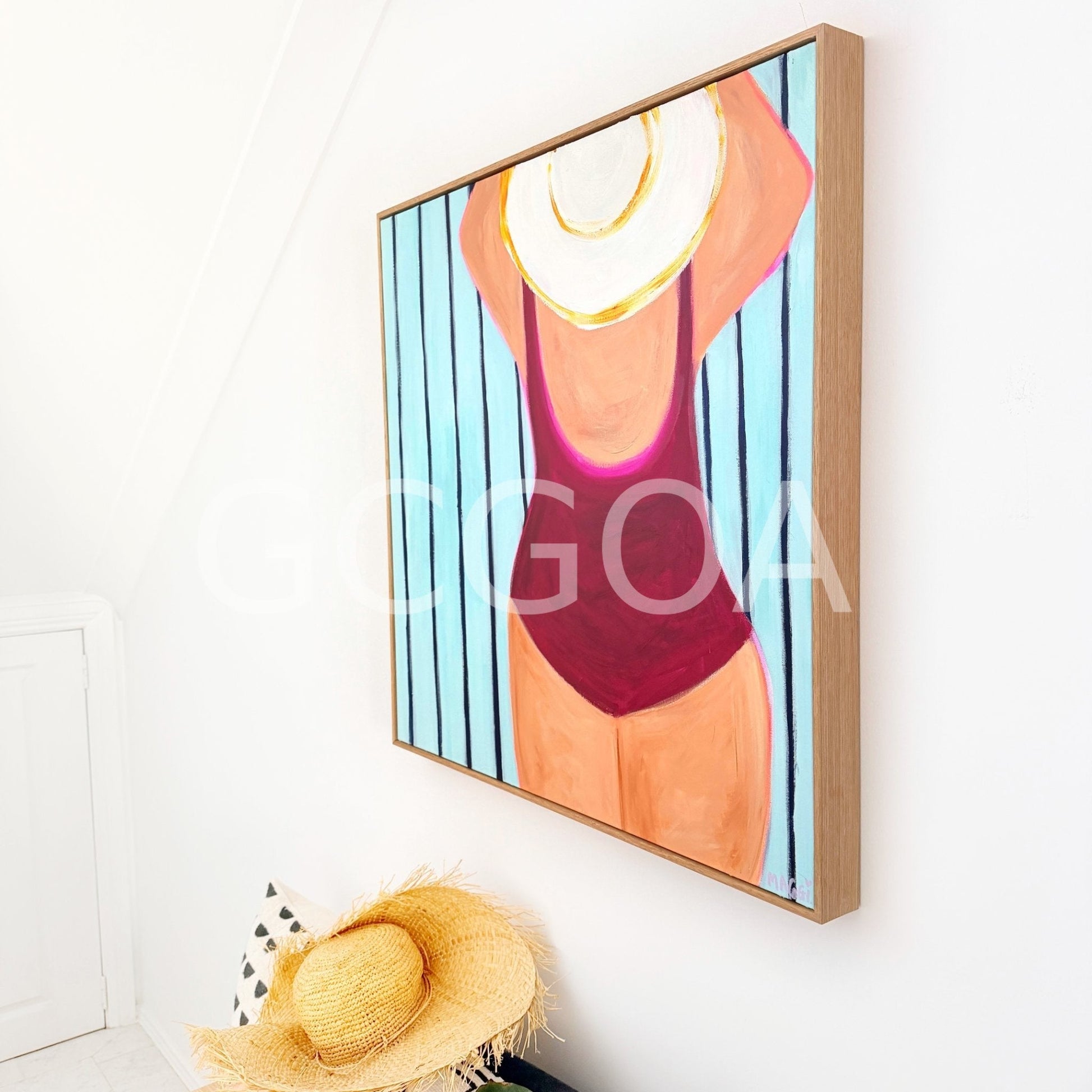 Shelly Beach Bather - Gold Coast Gallery Of ArtMaggi Mcdonald