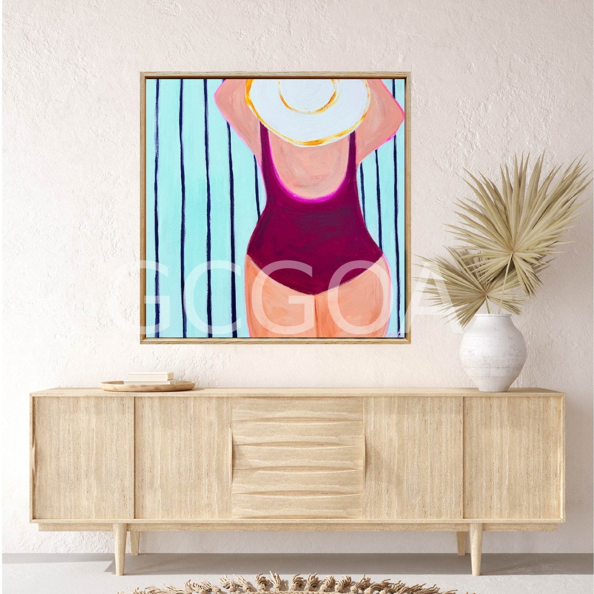 Shelly Beach Bather - Gold Coast Gallery Of ArtMaggi Mcdonald