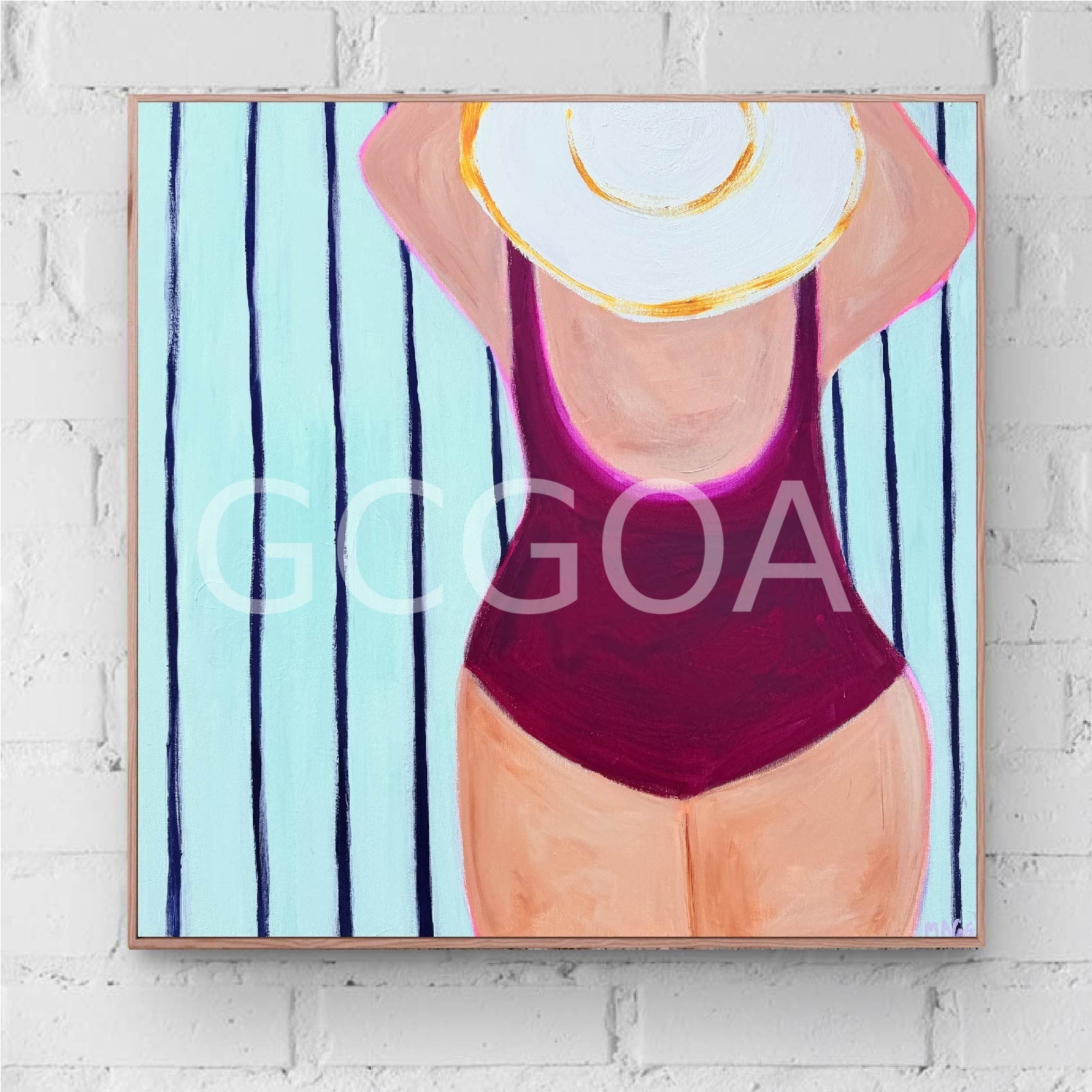 Shelly Beach Bather - Gold Coast Gallery Of ArtMaggi Mcdonald