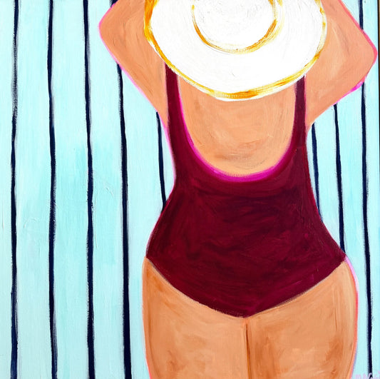 Shelly Beach Bather - Gold Coast Gallery Of ArtMaggi Mcdonald