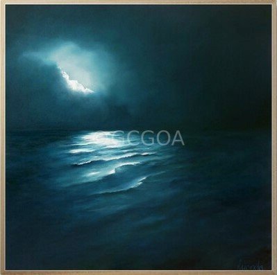 Shimmering Waves - Original Art - Gold Coast Gallery Of ArtLucinda Leveille