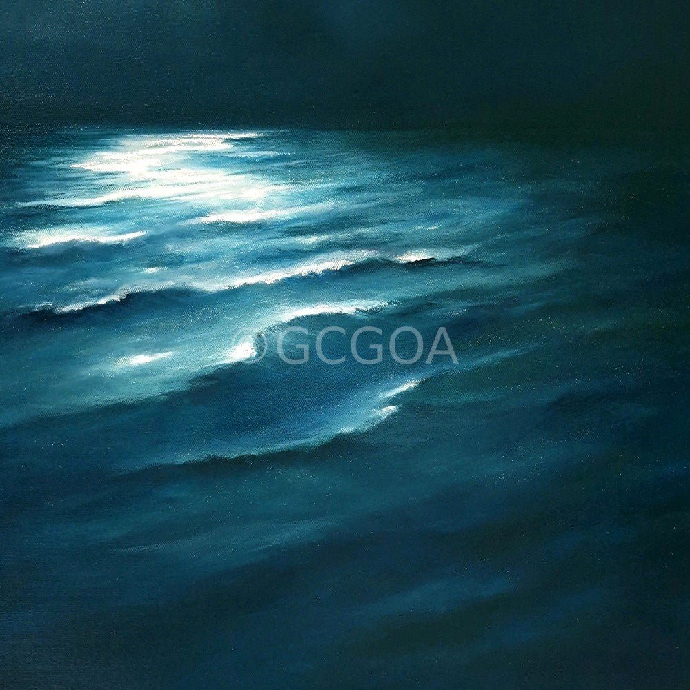 Shimmering Waves - Original Art - Gold Coast Gallery Of ArtLucinda Leveille