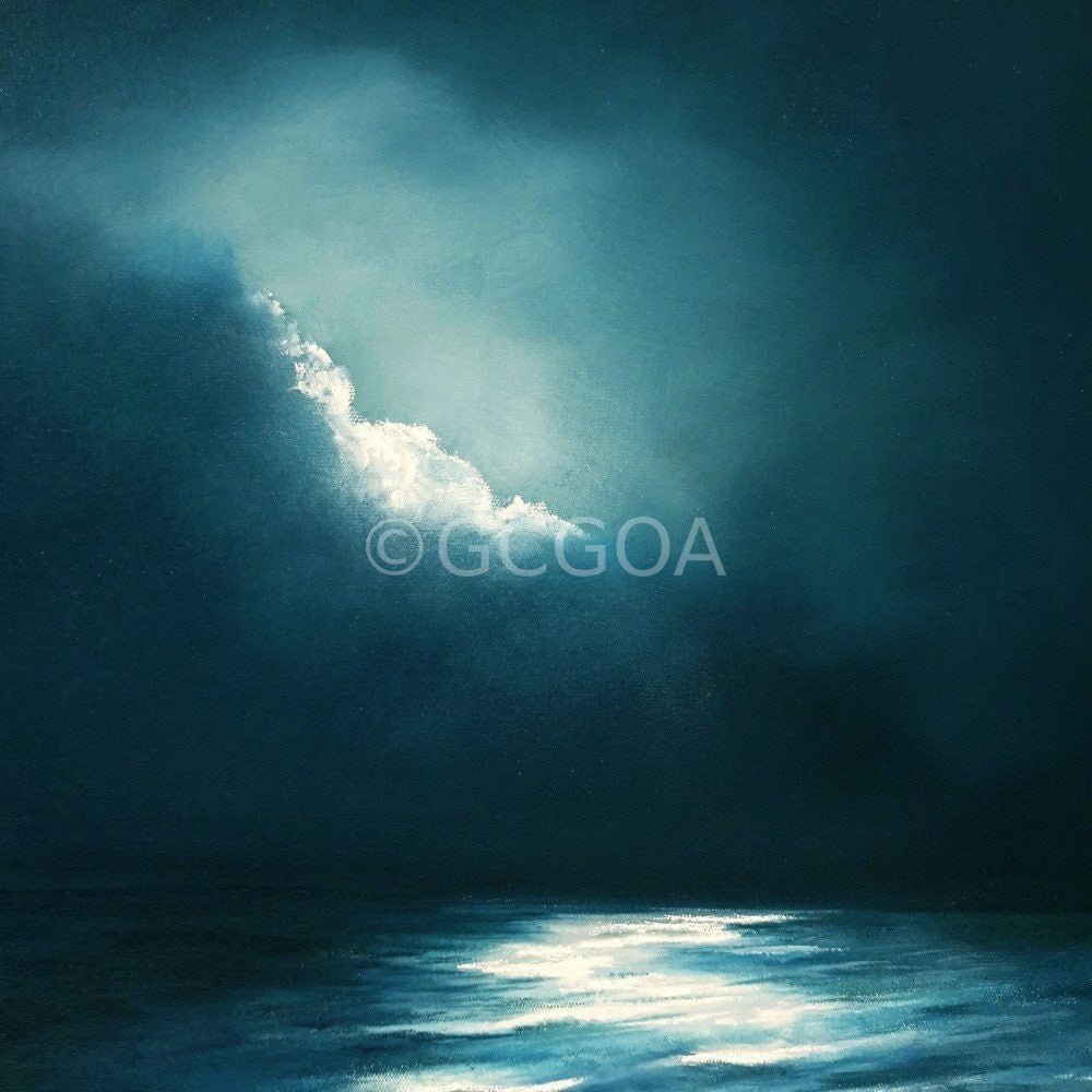 Shimmering Waves - Original Art - Gold Coast Gallery Of ArtLucinda Leveille