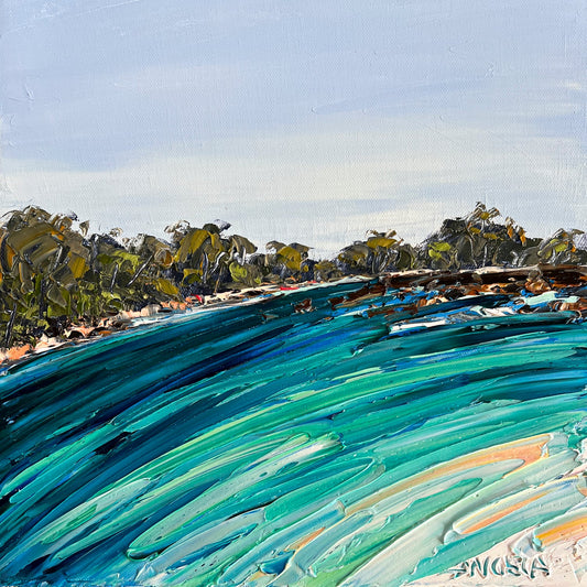 Shoreline Stillness - Gold Coast Gallery Of ArtAngela Hawkey