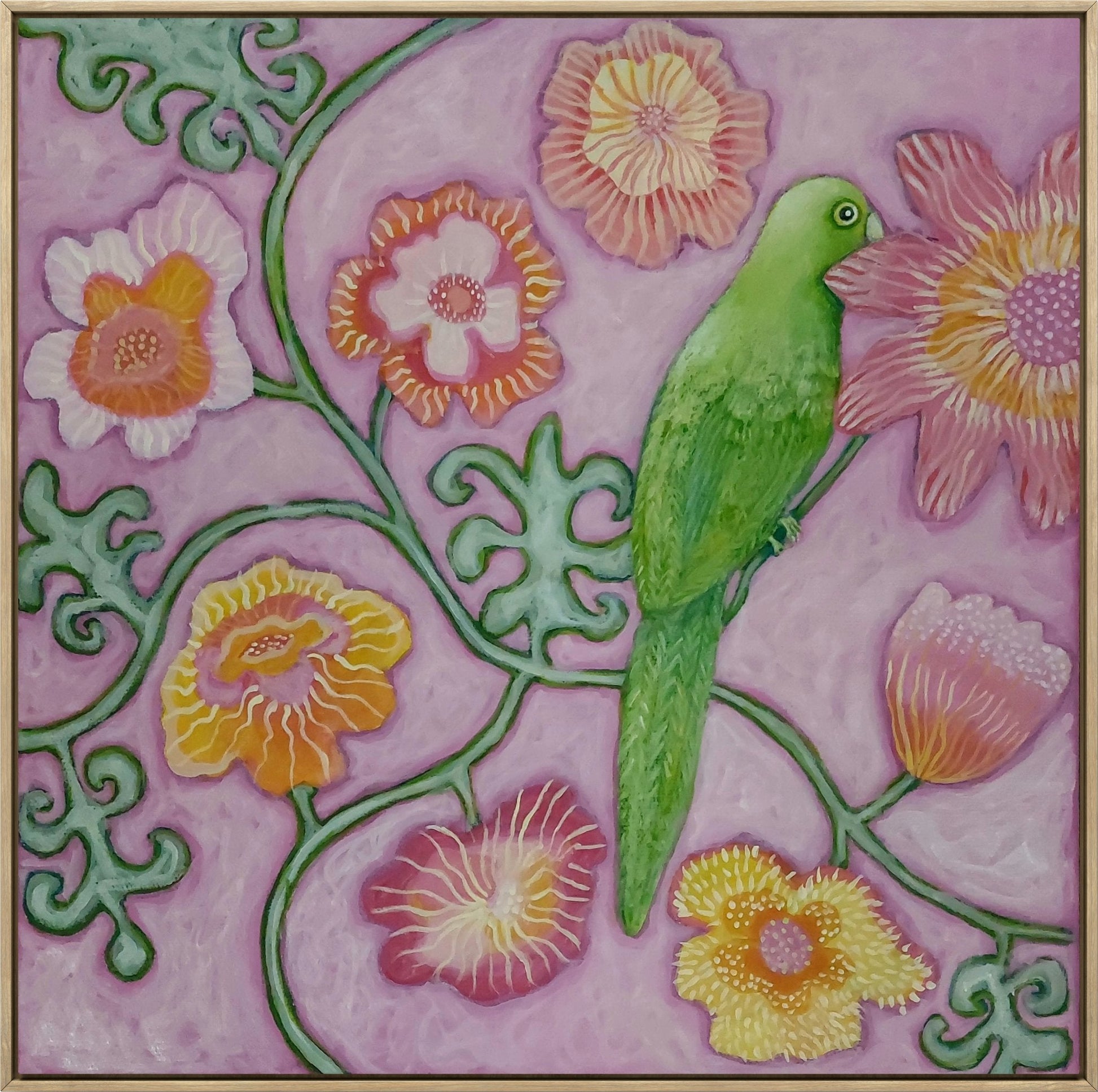 Shy Little Parrot - Gold Coast Gallery Of ArtFiona Thorning