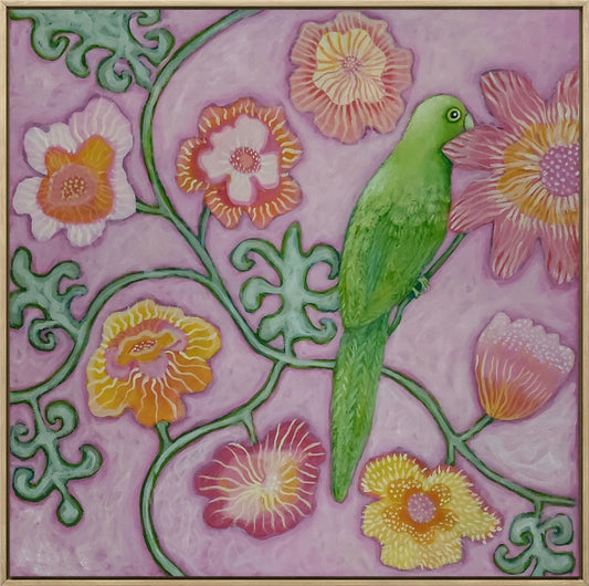 Shy Little Parrot - Gold Coast Gallery Of ArtFiona Thorning