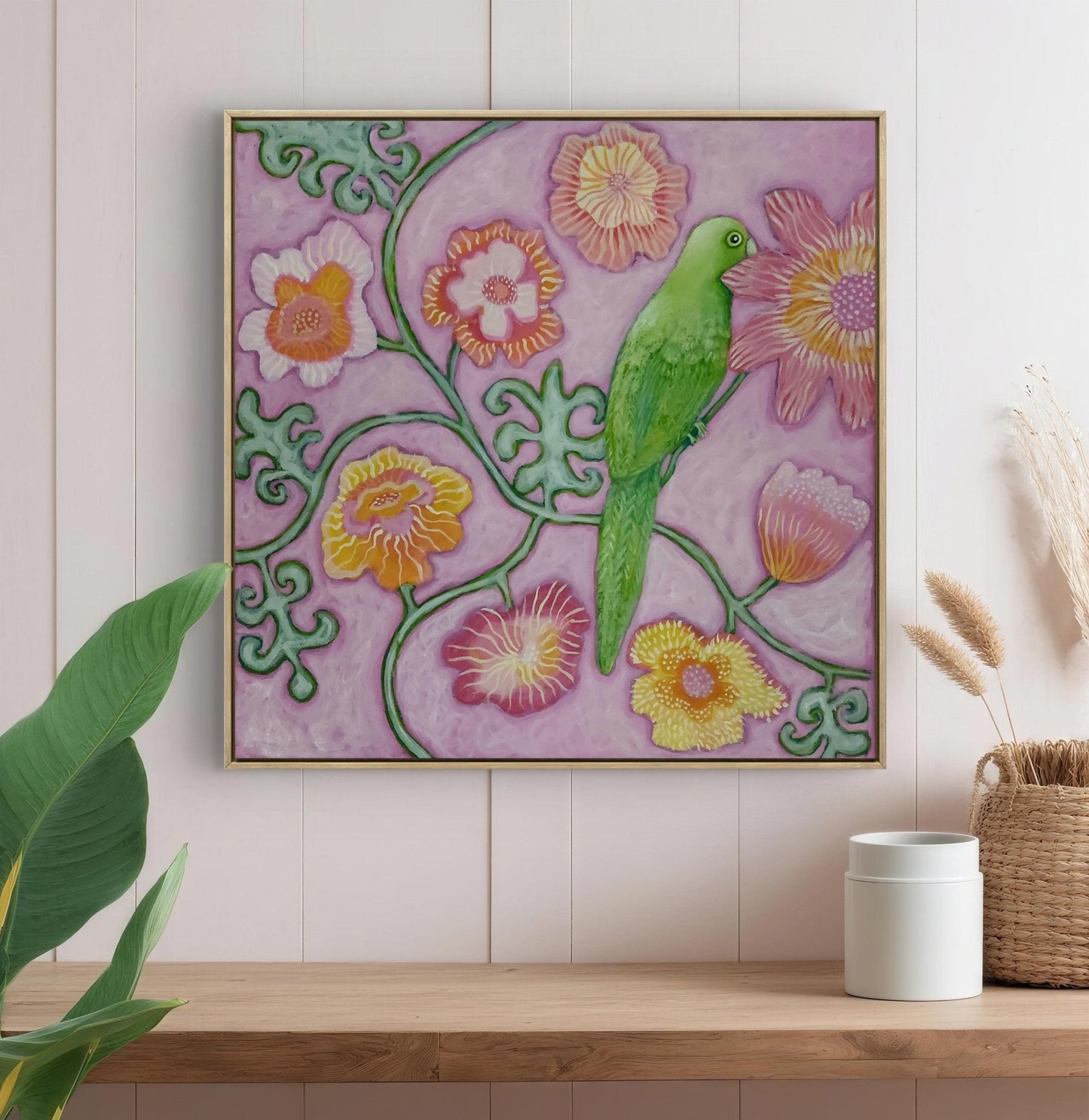 Shy Little Parrot - Gold Coast Gallery Of ArtFiona Thorning