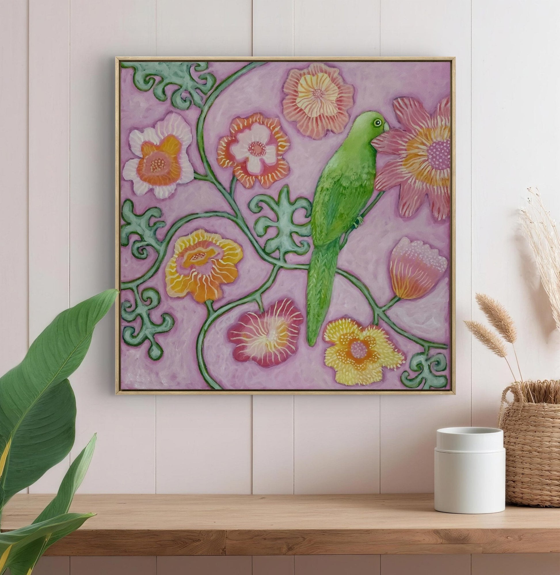 Shy Little Parrot - Gold Coast Gallery Of ArtFiona Thorning