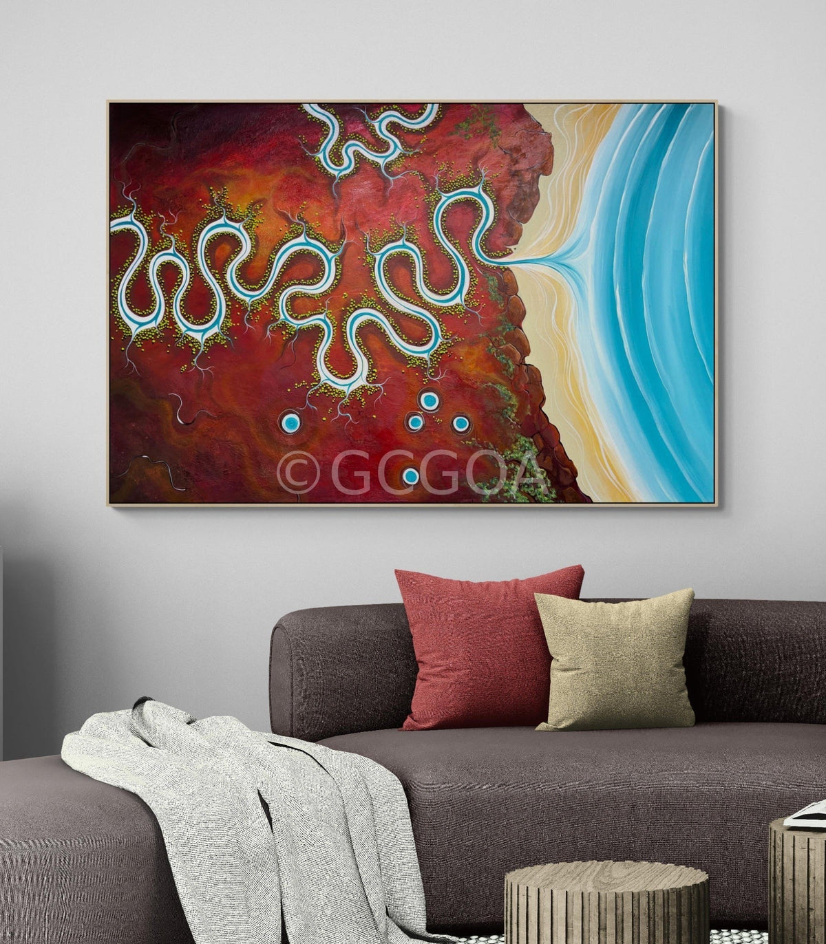 Silence Surrenders To Water - Gold Coast Gallery Of ArtTania Chanter