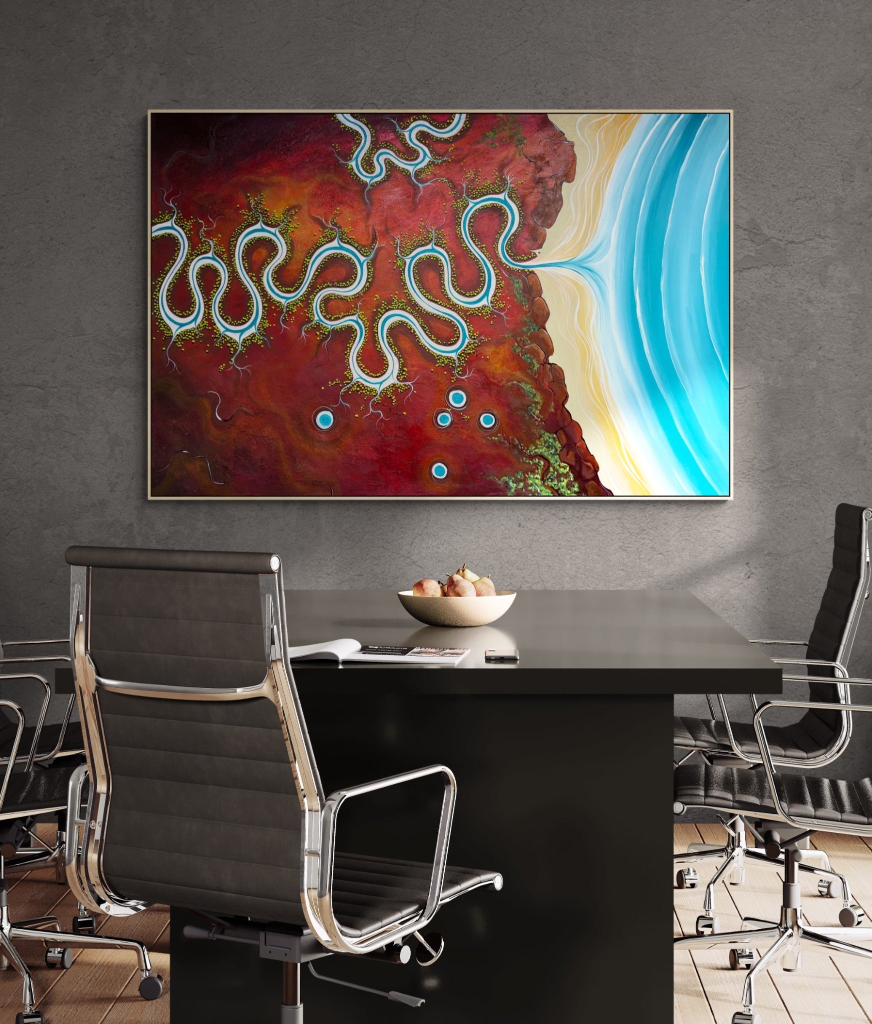 Silence Surrenders To Water - Gold Coast Gallery Of ArtTania Chanter