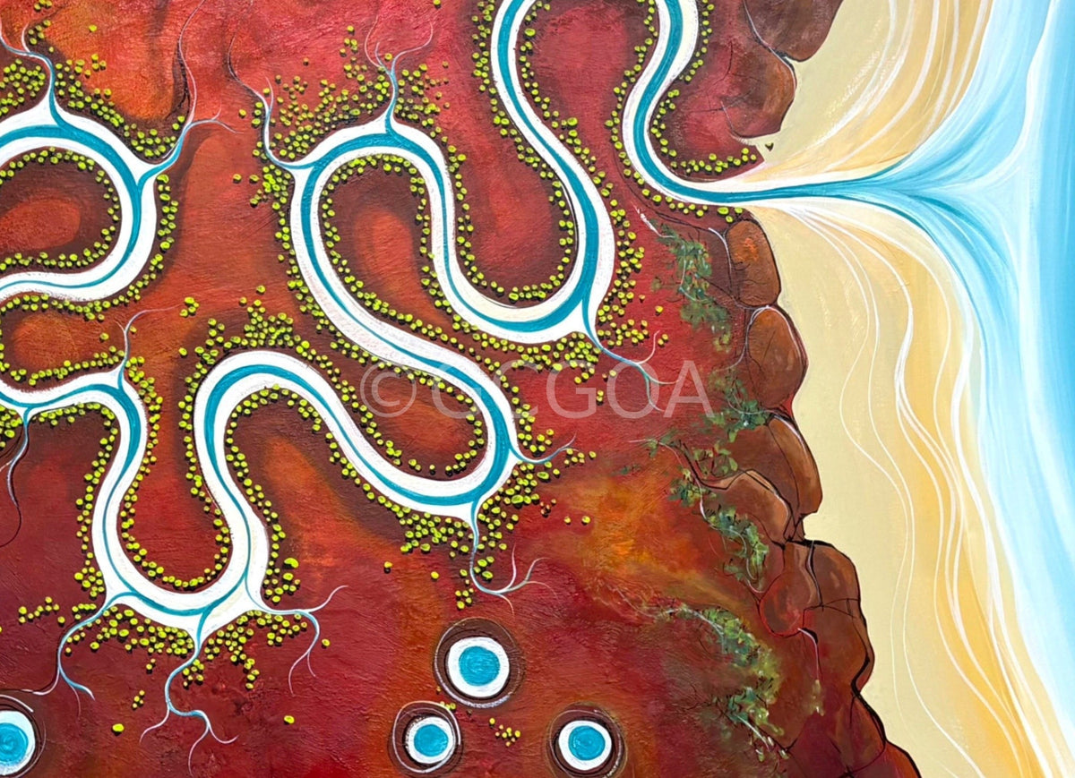Silence Surrenders To Water - Gold Coast Gallery Of ArtTania Chanter