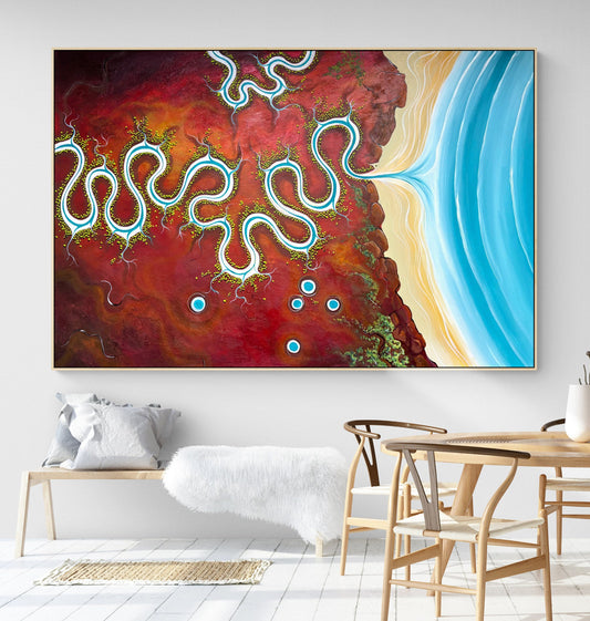 Silence Surrenders To Water - Gold Coast Gallery Of ArtTania Chanter