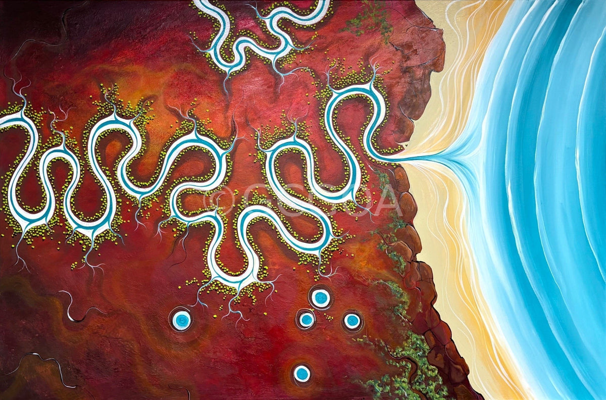 Silence Surrenders To Water - Gold Coast Gallery Of ArtTania Chanter