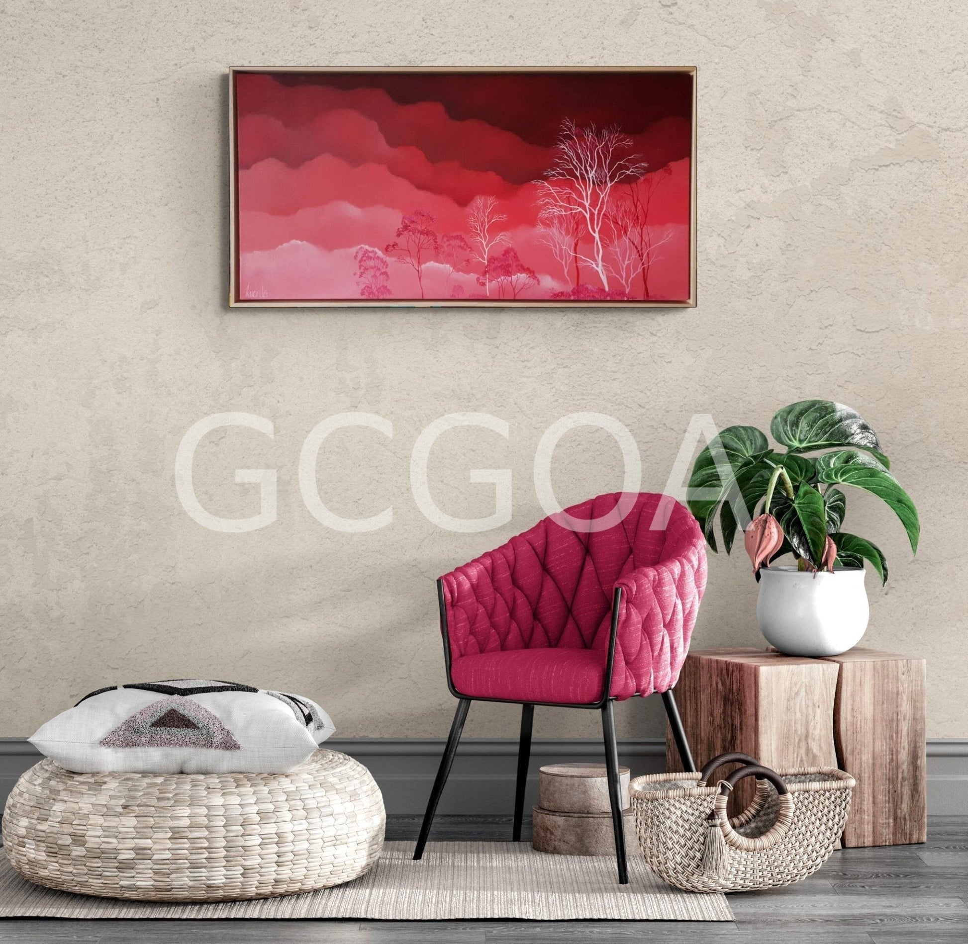 Silver Pink Skies - Gold Coast Gallery Of ArtLucinda Leveille