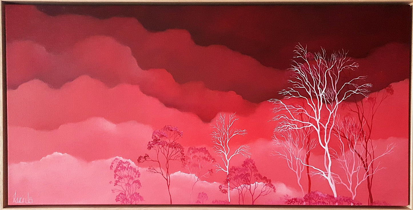 Silver Pink Skies - Gold Coast Gallery Of ArtLucinda Leveille