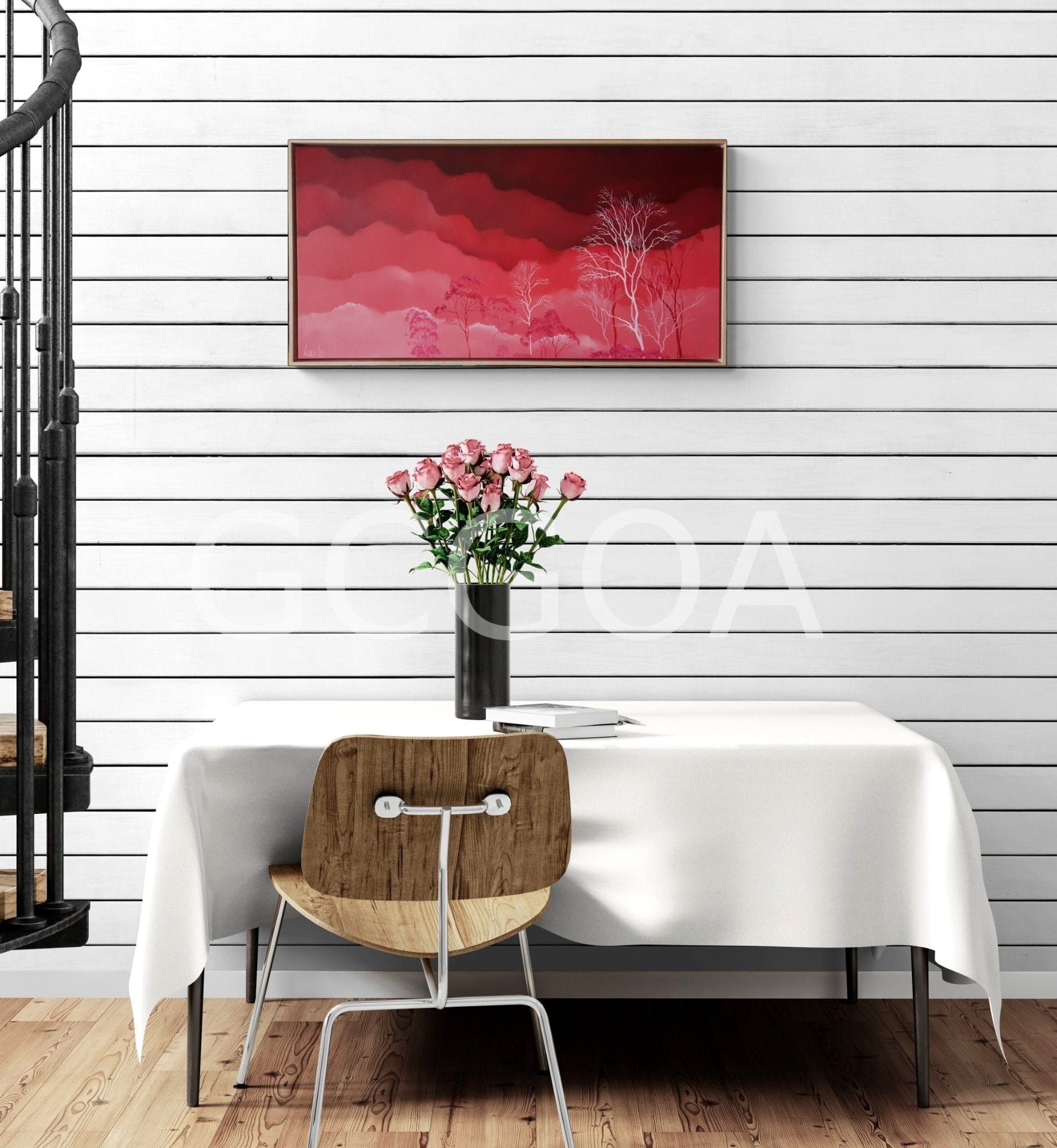 Silver Pink Skies - Gold Coast Gallery Of ArtLucinda Leveille