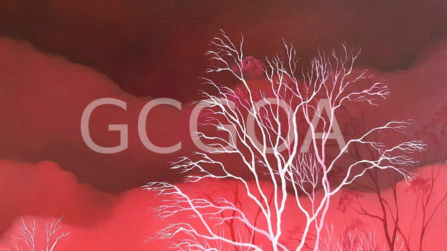 Silver Pink Skies - Gold Coast Gallery Of ArtLucinda Leveille