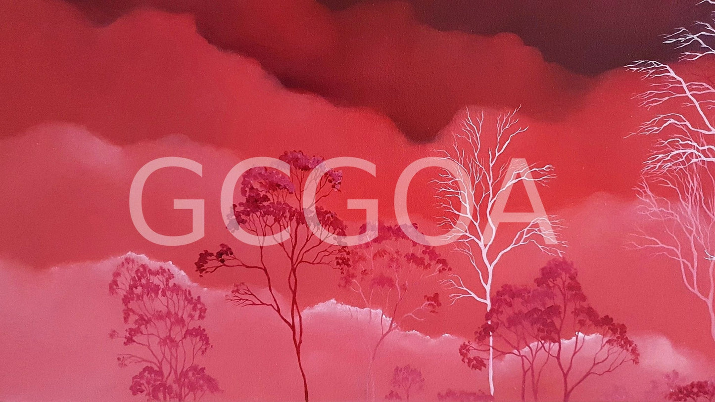 Silver Pink Skies - Gold Coast Gallery Of ArtLucinda Leveille