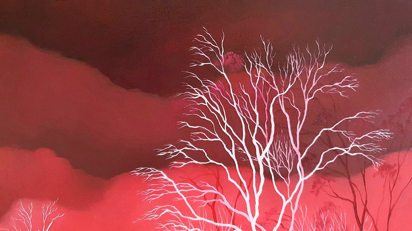 Silver Pink Skies - Gold Coast Gallery Of ArtLucinda Leveille