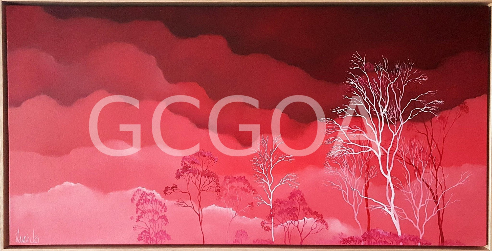 Silver Pink Skies - Gold Coast Gallery Of ArtLucinda Leveille