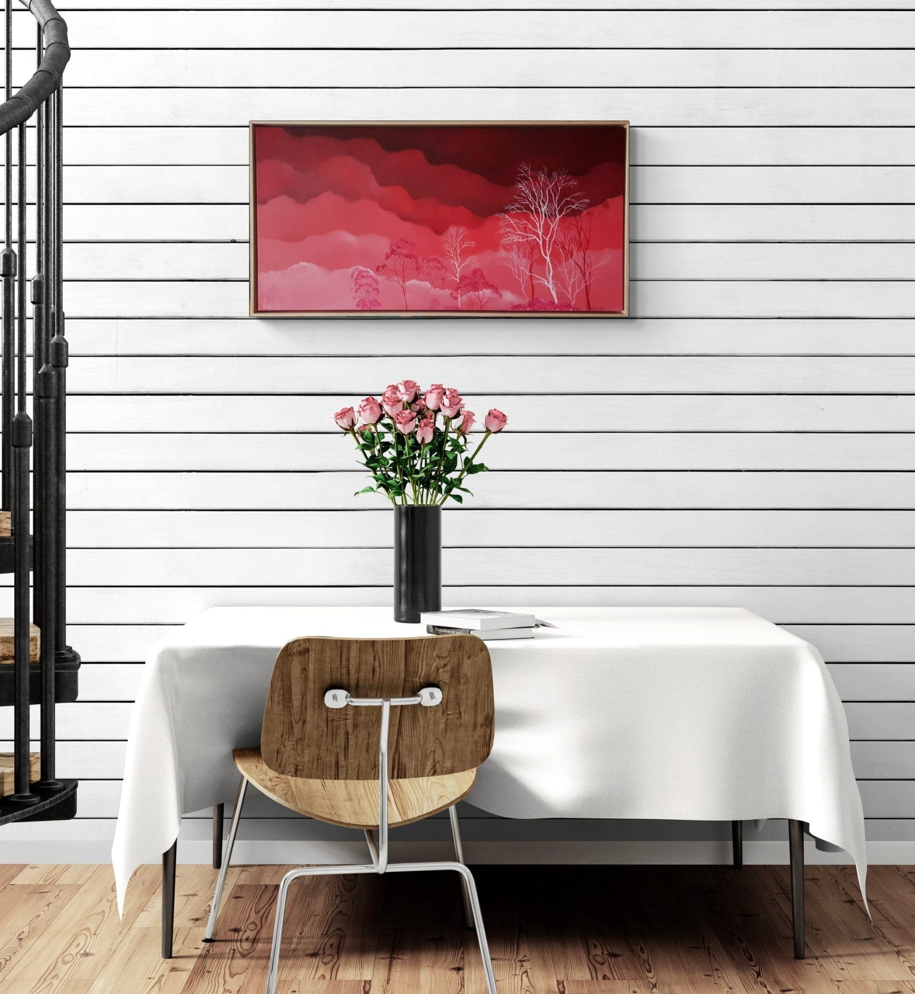 Silver Pink Skies - Gold Coast Gallery Of ArtLucinda Leveille