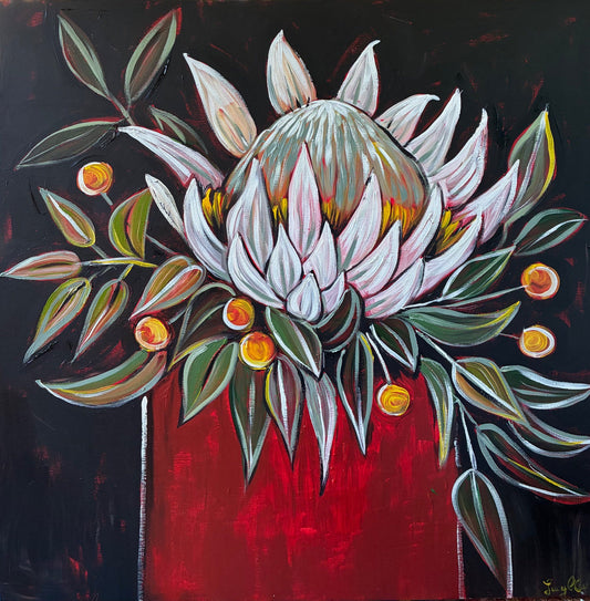 Simple Protea - Gold Coast Gallery Of ArtLucy Car