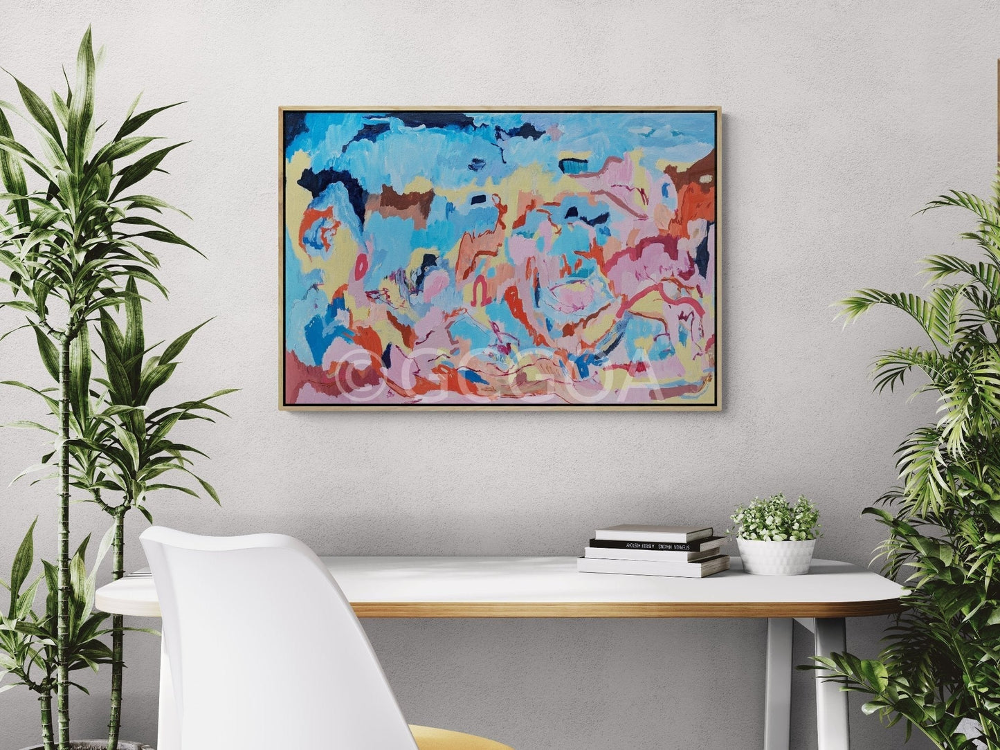 Sky Meets Sand - Original Art - Gold Coast Gallery Of ArtAlpana Rai