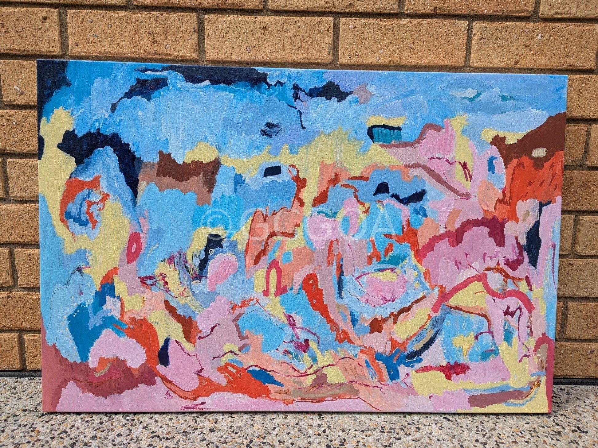 Sky Meets Sand - Original Art - Gold Coast Gallery Of ArtAlpana Rai
