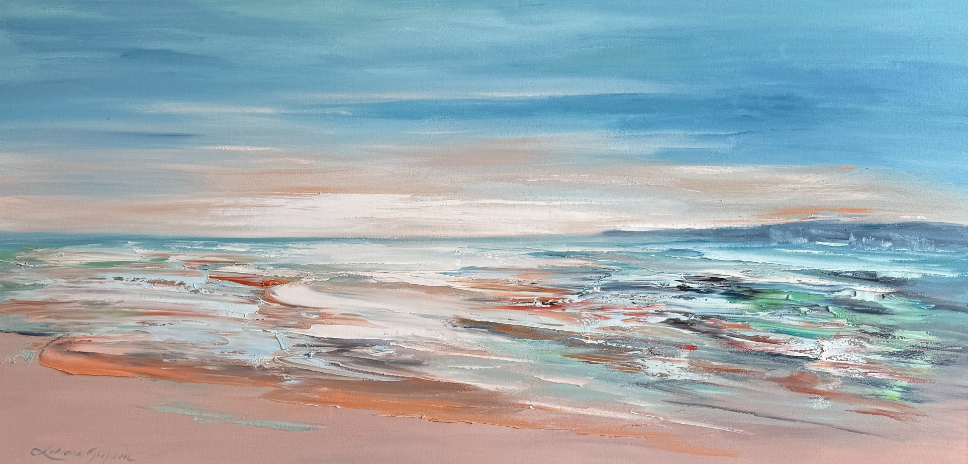 Soft morning shore, - Gold Coast Gallery Of ArtLiliana Gigovic