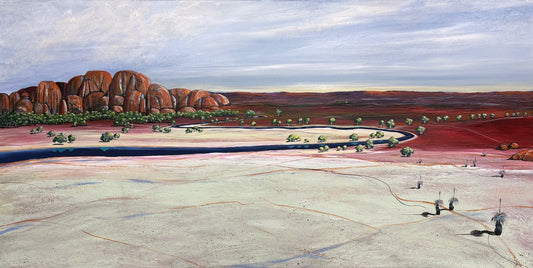 Soft Tides of An Evening Sky - Gold Coast Gallery Of ArtTania Chanter