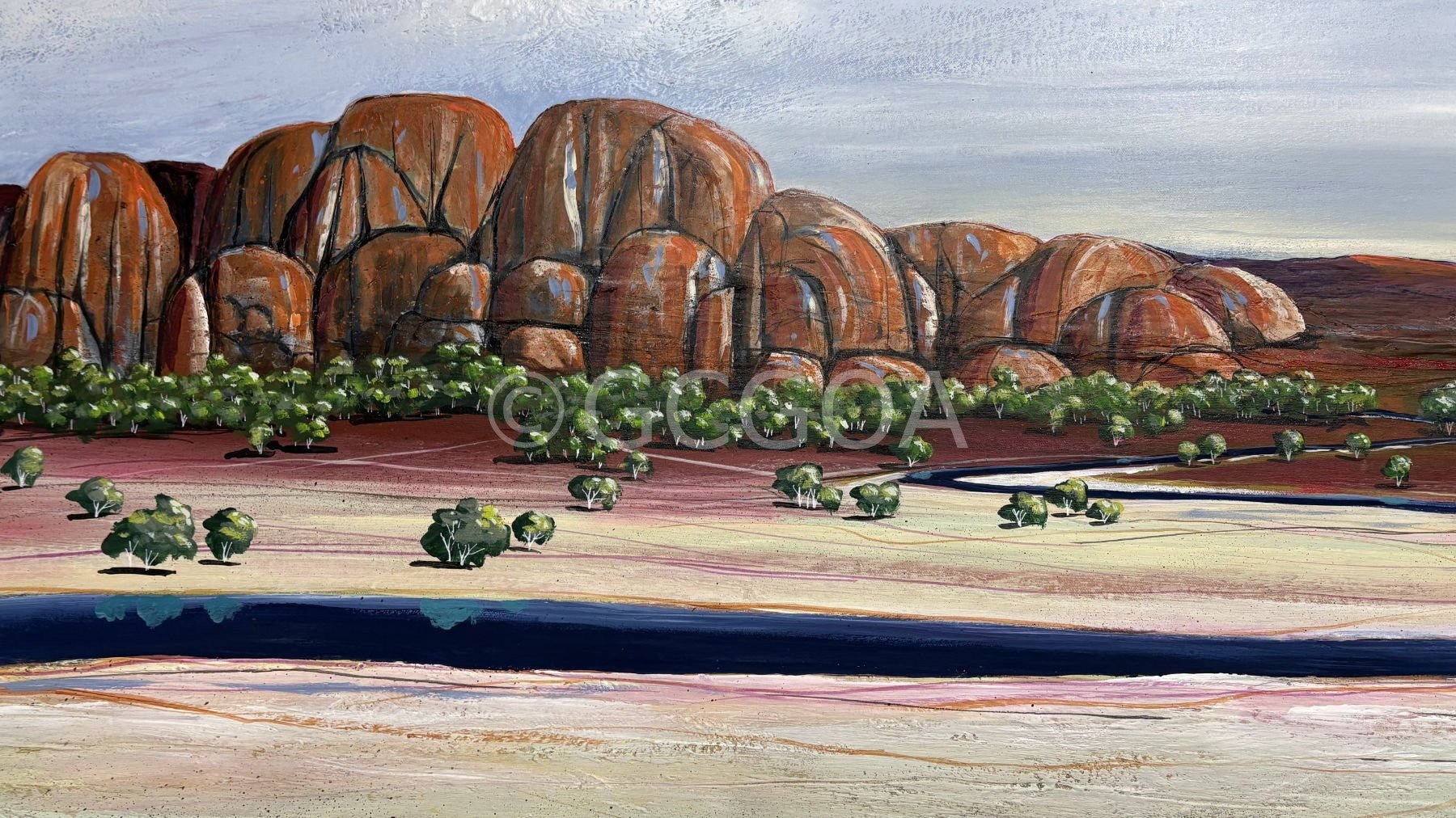 Soft Tides of An Evening Sky - Gold Coast Gallery Of ArtTania Chanter