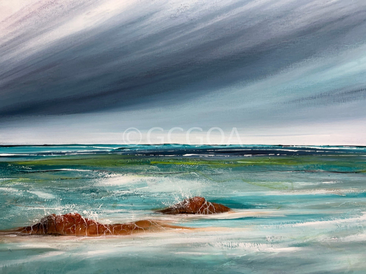 Soft Tides of an Evening Sky - Original Art - Gold Coast Gallery Of ArtTania Chanter