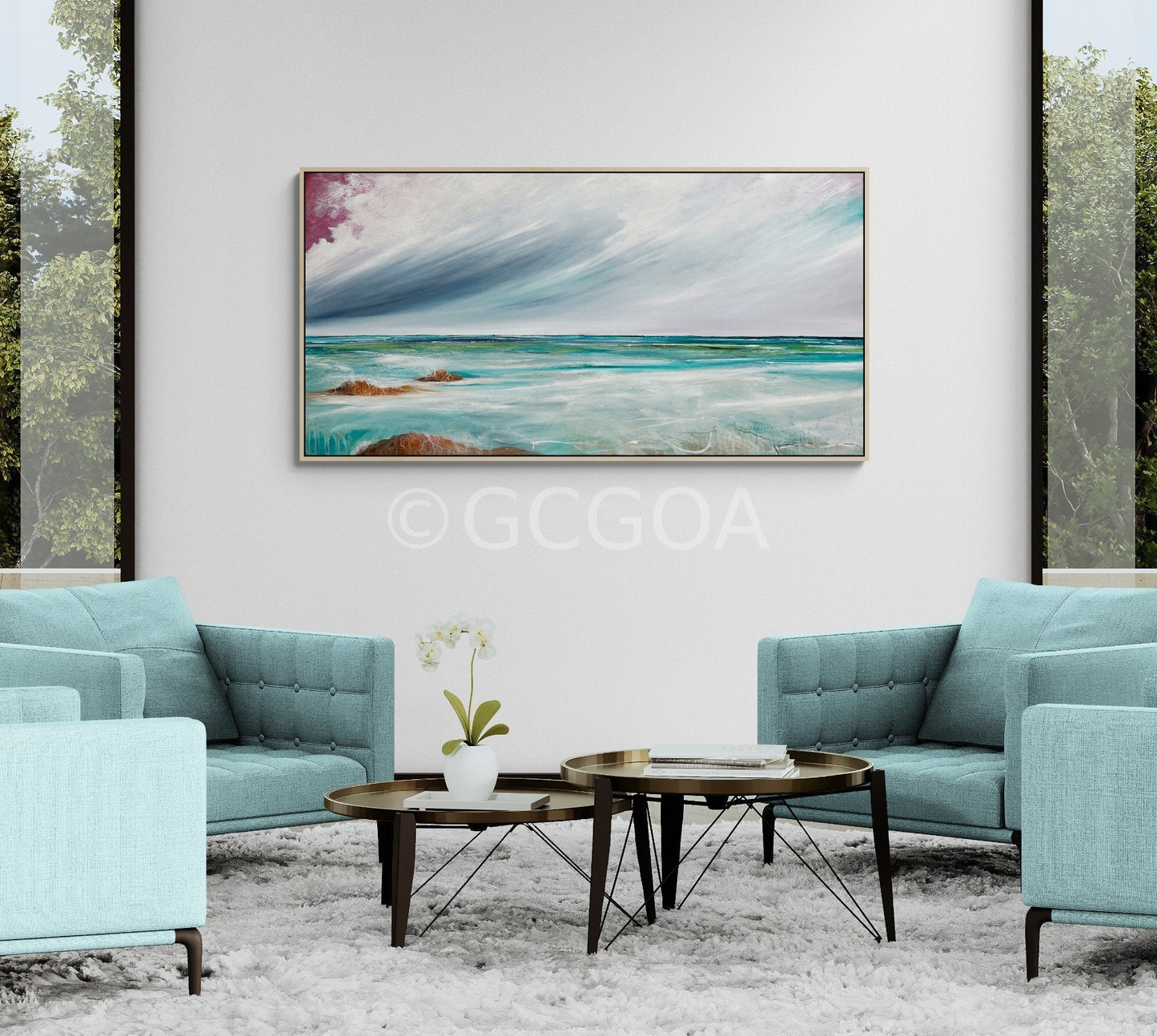 Soft Tides of an Evening Sky - Original Art - Gold Coast Gallery Of ArtTania Chanter