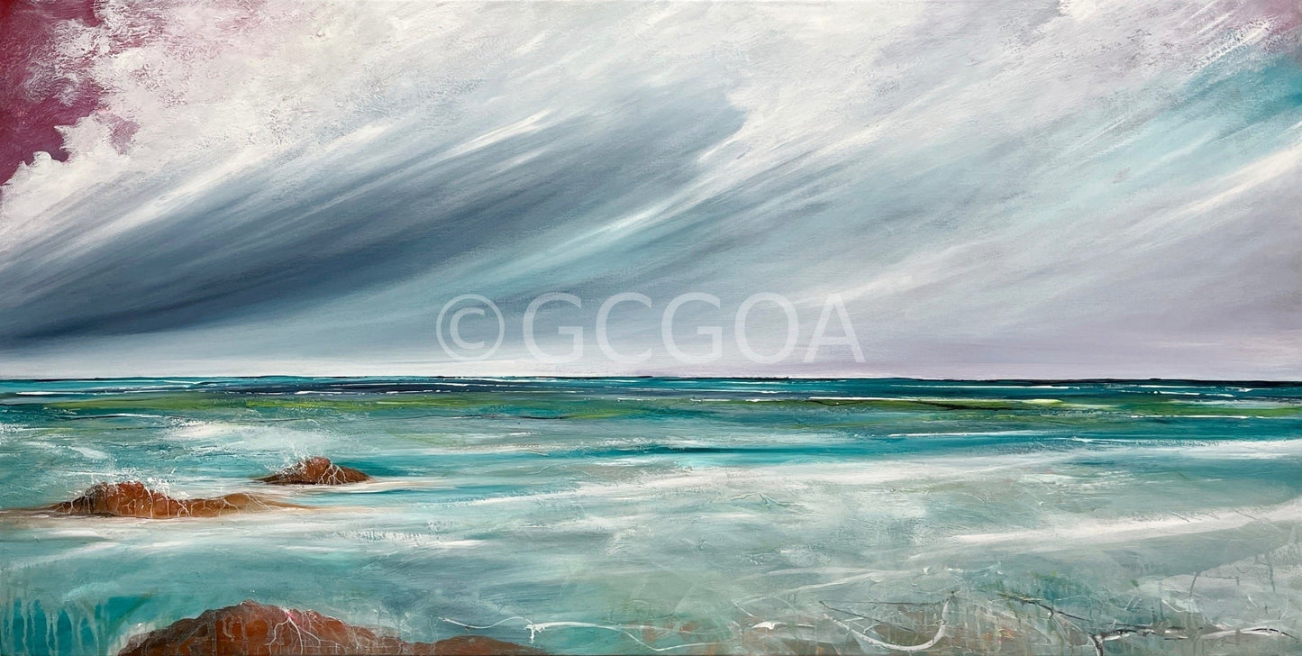 Soft Tides of an Evening Sky - Original Art - Gold Coast Gallery Of ArtTania Chanter