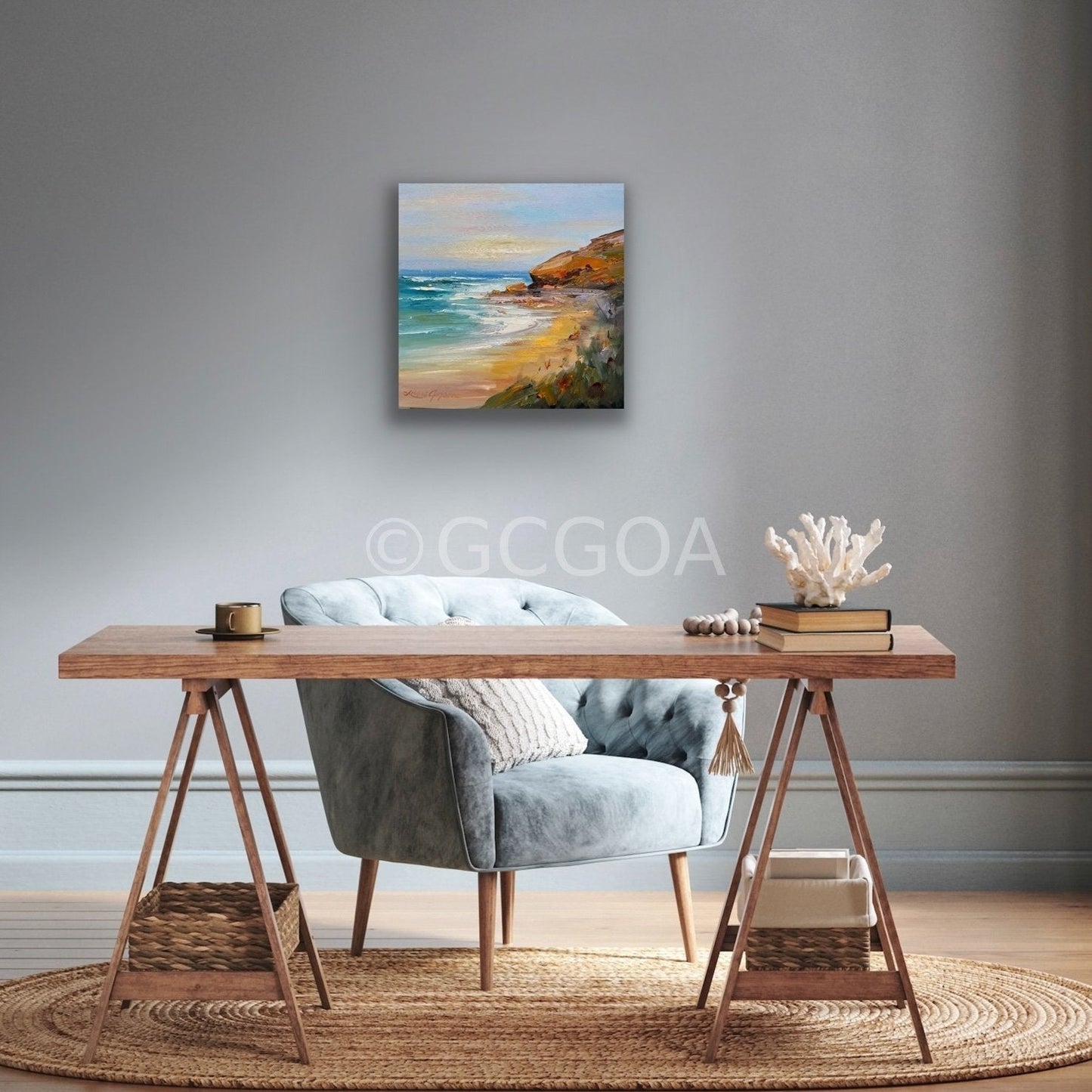 Sorrento Back Beach No 47 - Original Art - Gold Coast Gallery Of ArtLiliana Gigovic