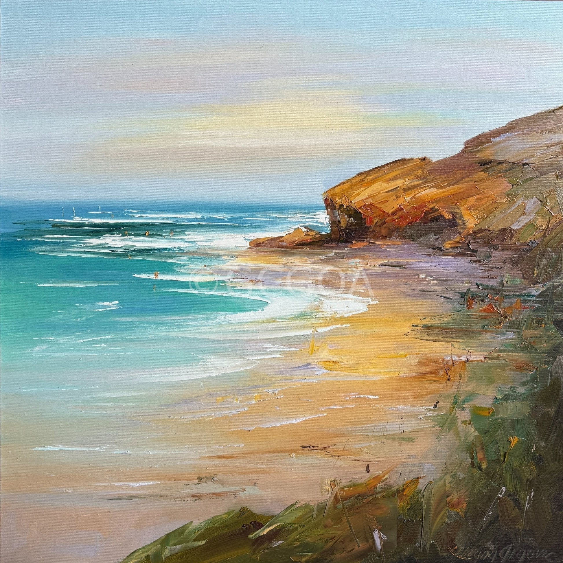 Sorrento Back beach No 50 - Gold Coast Gallery Of ArtLiliana Gigovic