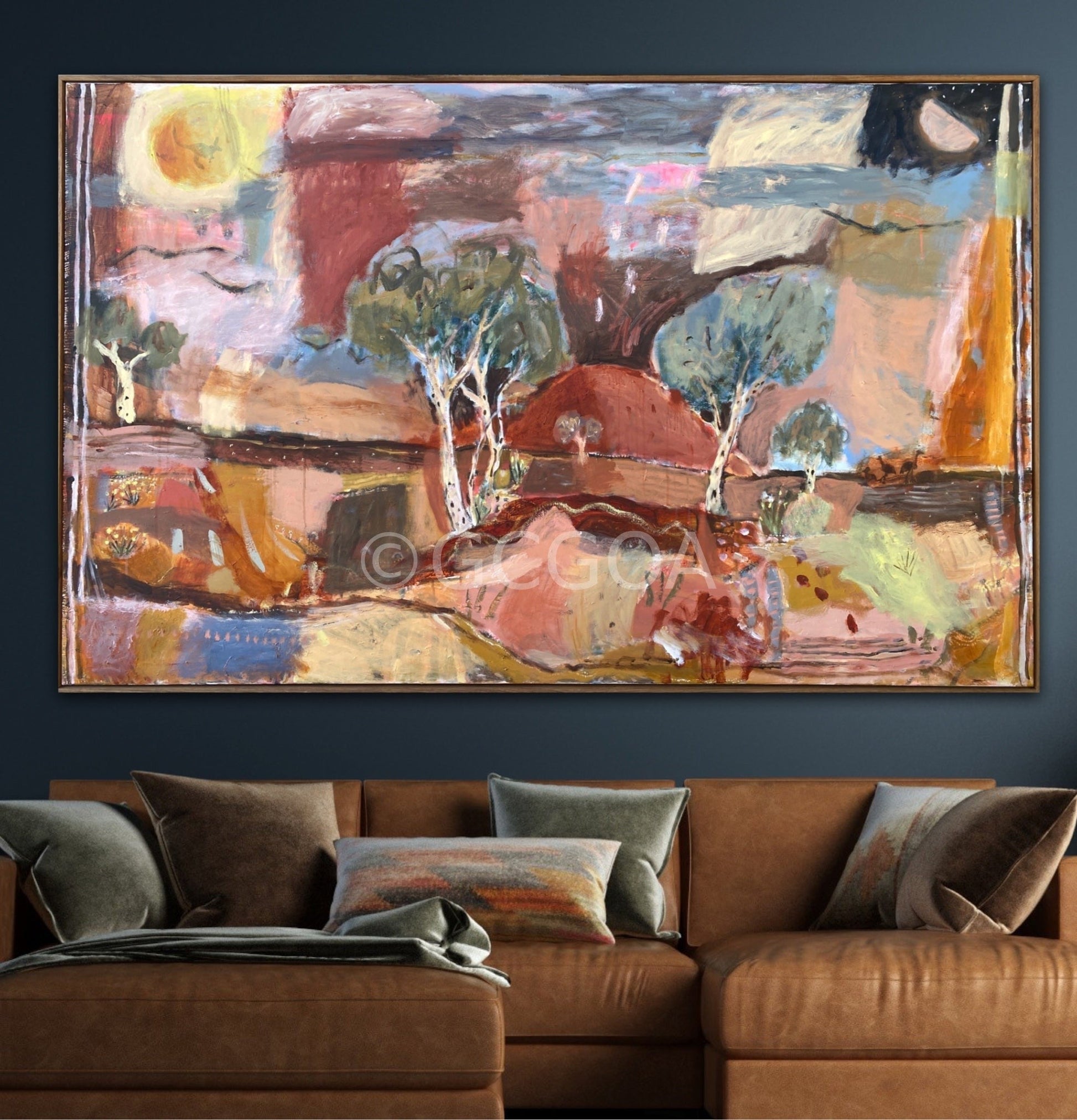 Spirit of a Kangaroo - Original Art - Gold Coast Gallery Of ArtGreta Hounslow