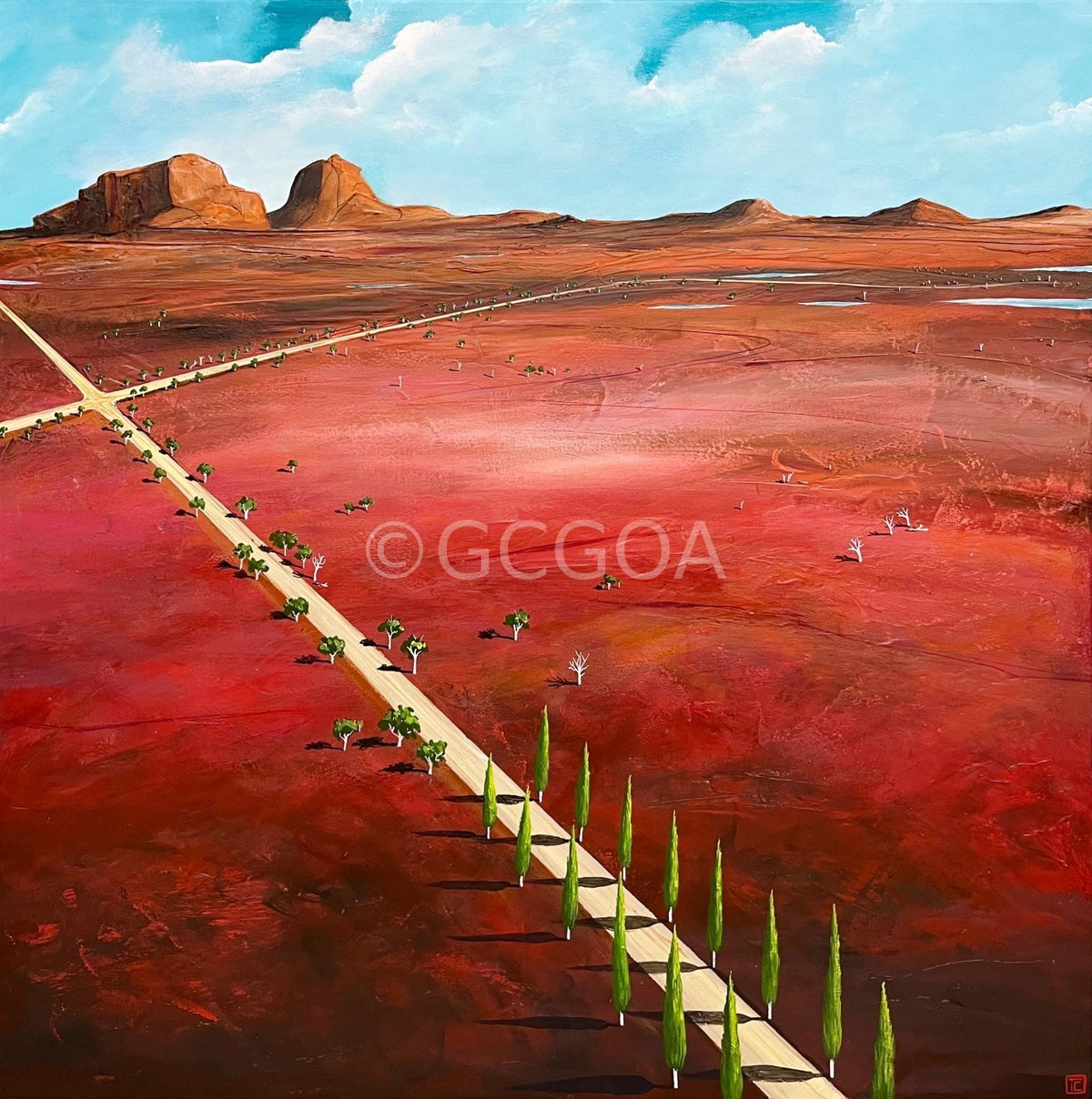 Standing At The Divide - Gold Coast Gallery Of ArtTania Chanter