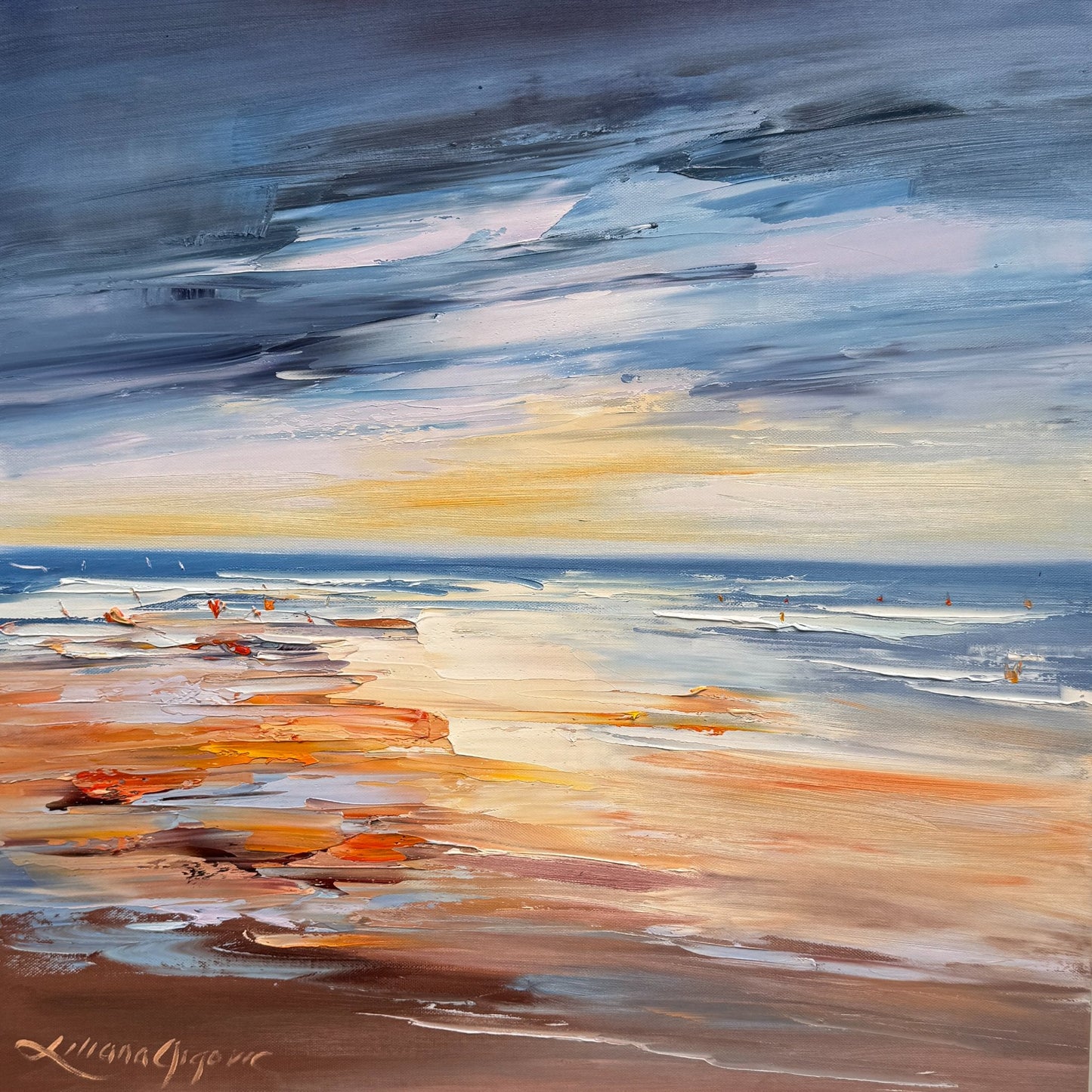 Storm approaching No 5 - Gold Coast Gallery Of ArtLiliana Gigovic