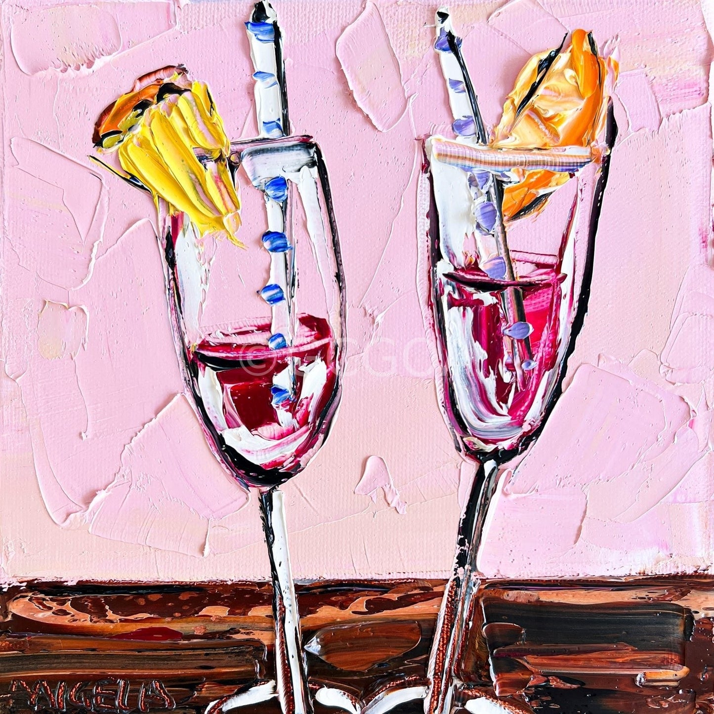 Strawberry Kiss - Original Art - Gold Coast Gallery Of ArtAngela Hawkey