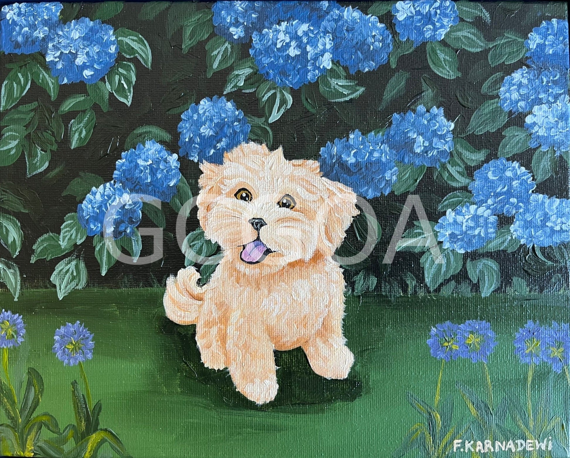 Strike a Pose - Cavapoo - Gold Coast Gallery Of ArtFika Karnadewi
