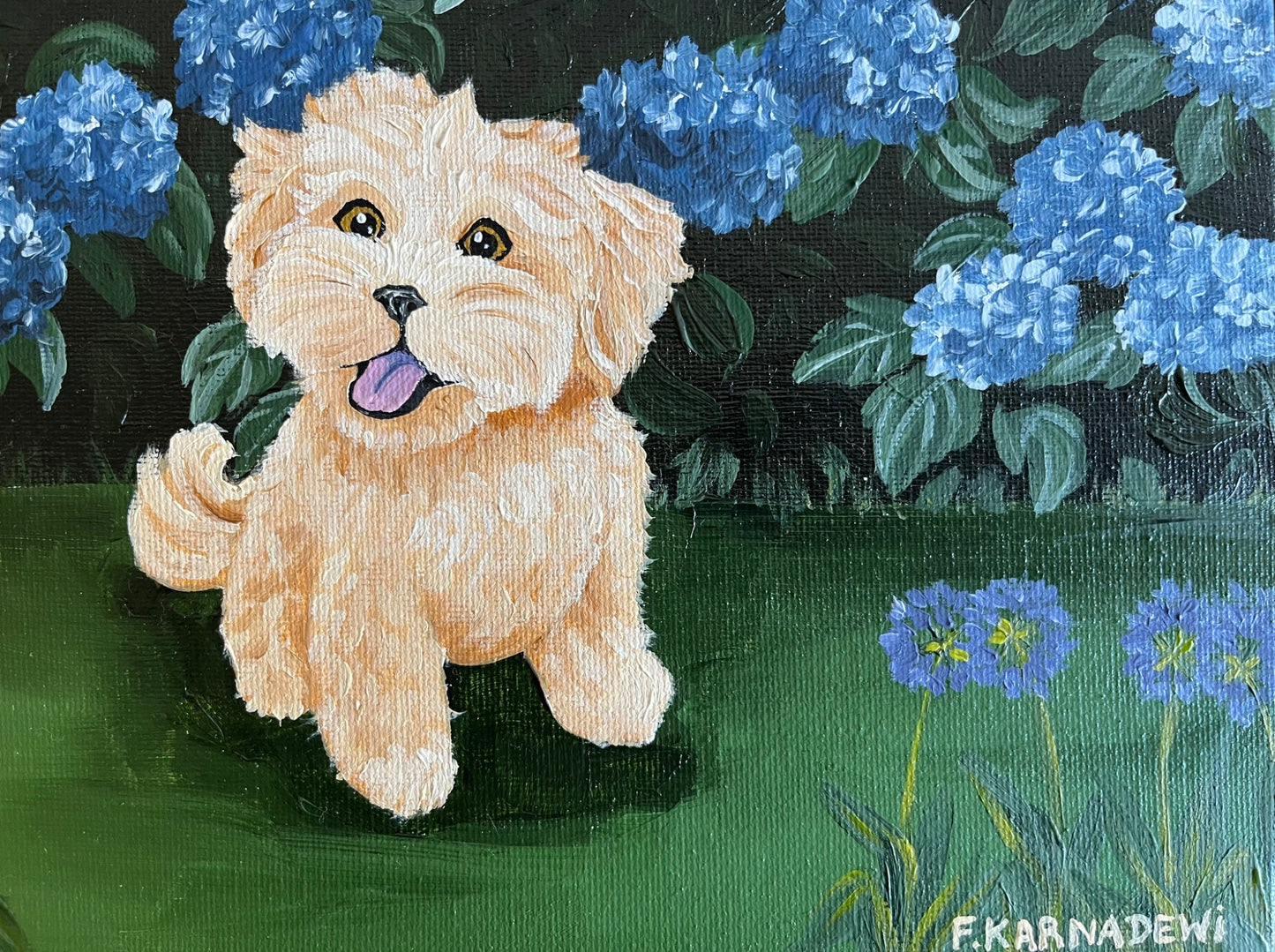 Strike a Pose - Cavapoo - Gold Coast Gallery Of ArtFika Karnadewi