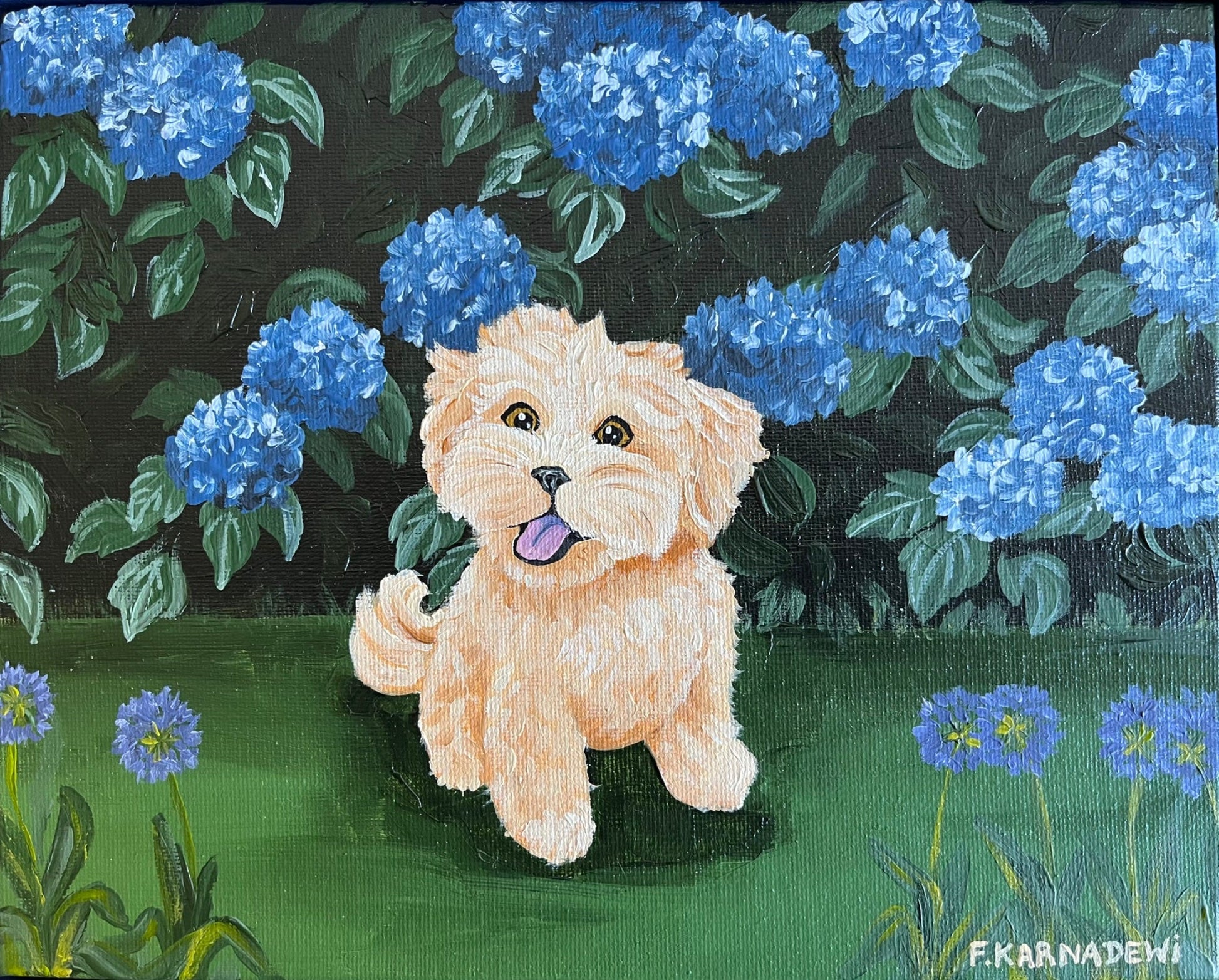 Strike a Pose - Cavapoo - Gold Coast Gallery Of ArtFika Karnadewi