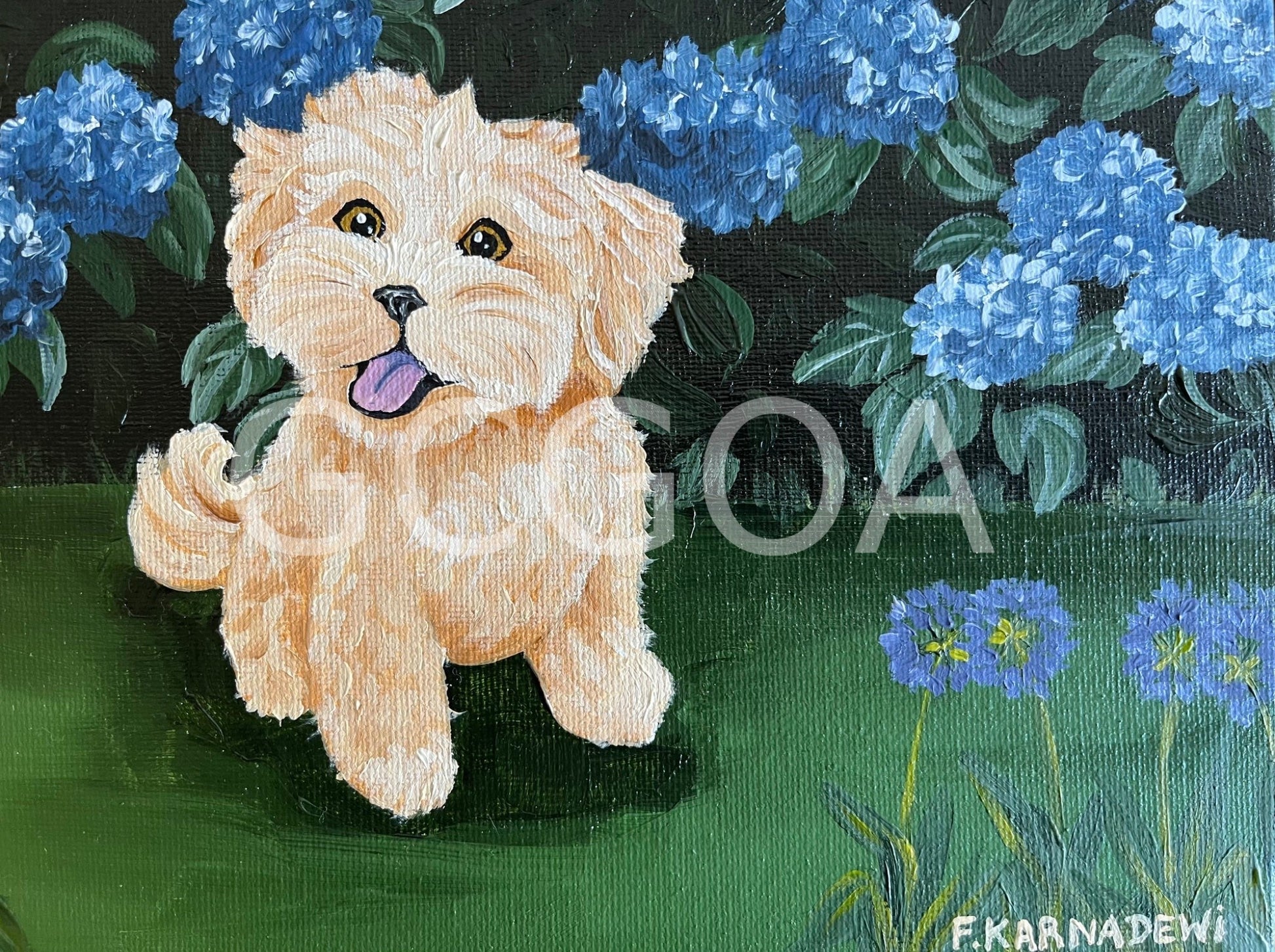 Strike a Pose - Cavapoo - Gold Coast Gallery Of ArtFika Karnadewi