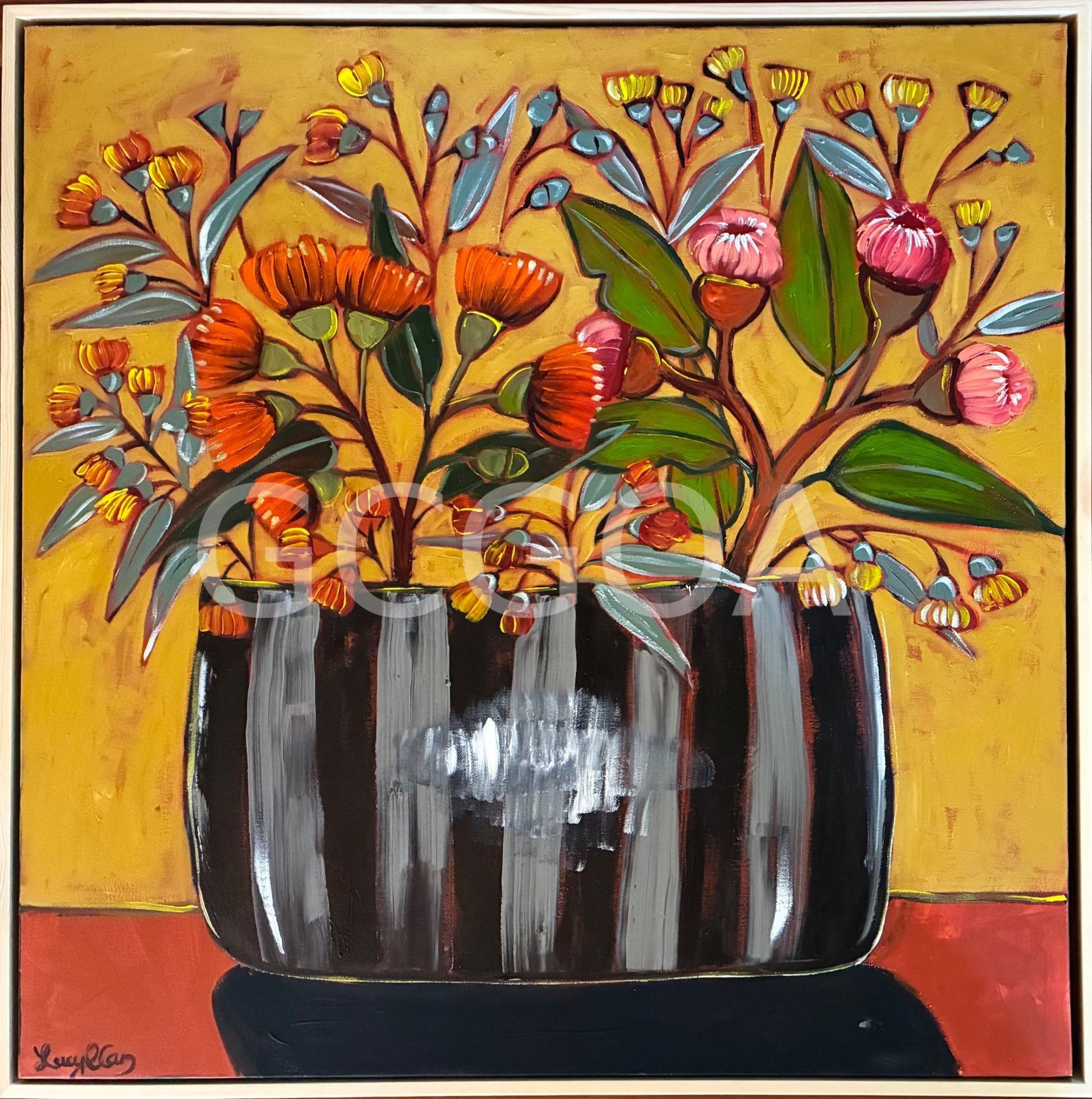 Stripey Vase - Gold Coast Gallery Of ArtLucy Car