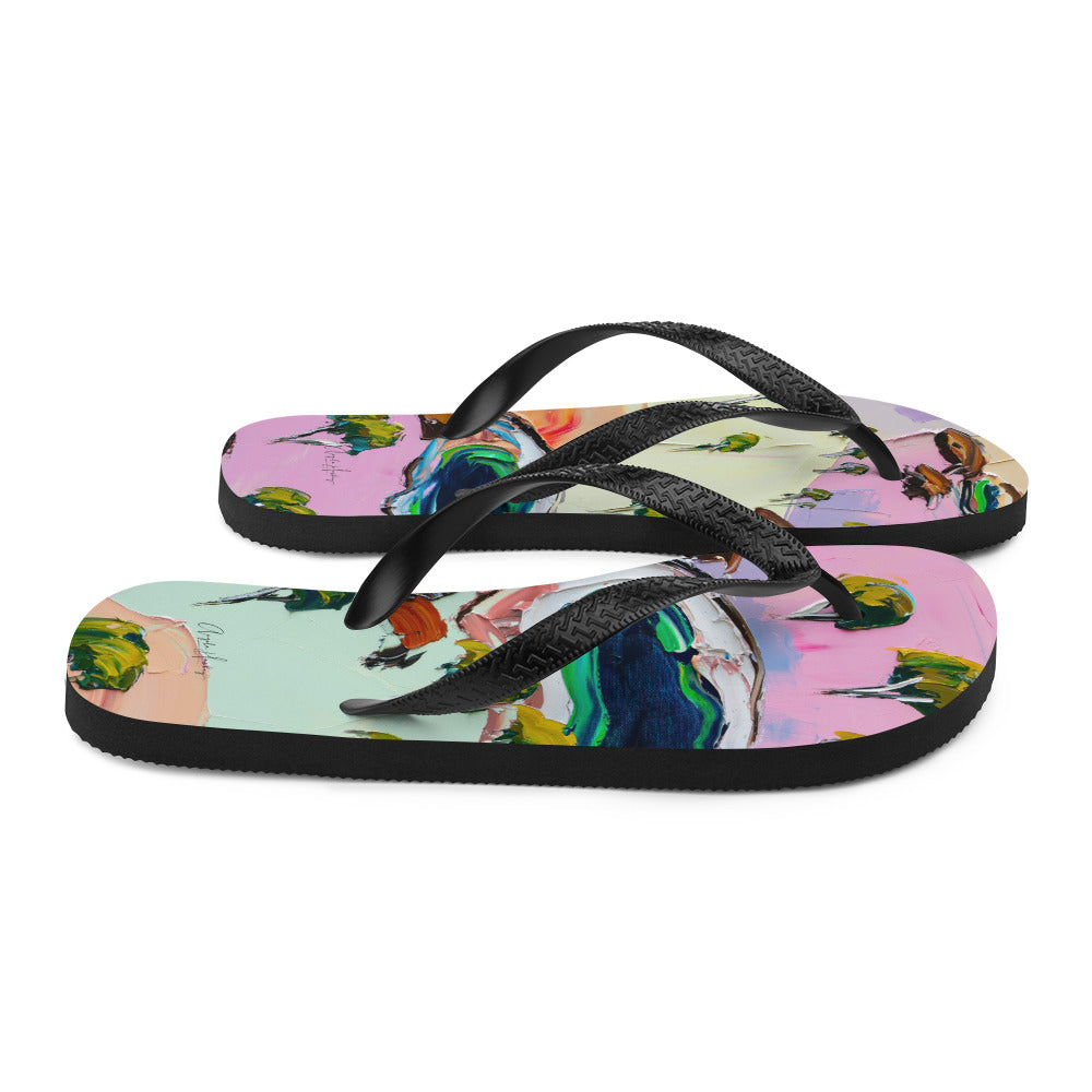 Pastel Summer Flip-Flops