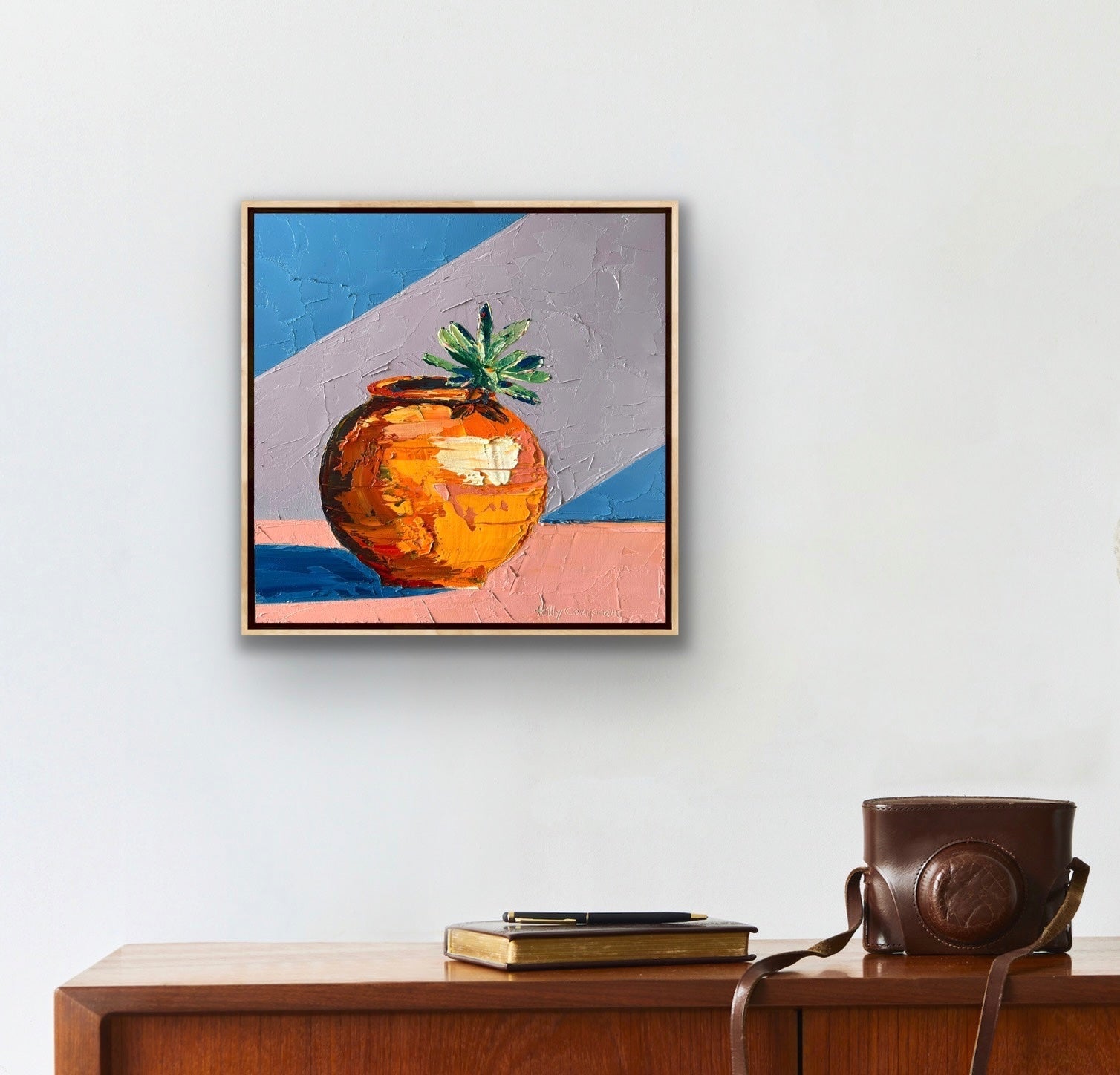 Succulent in Terracotta Pot - Gold Coast Gallery Of ArtHilly Coufreur